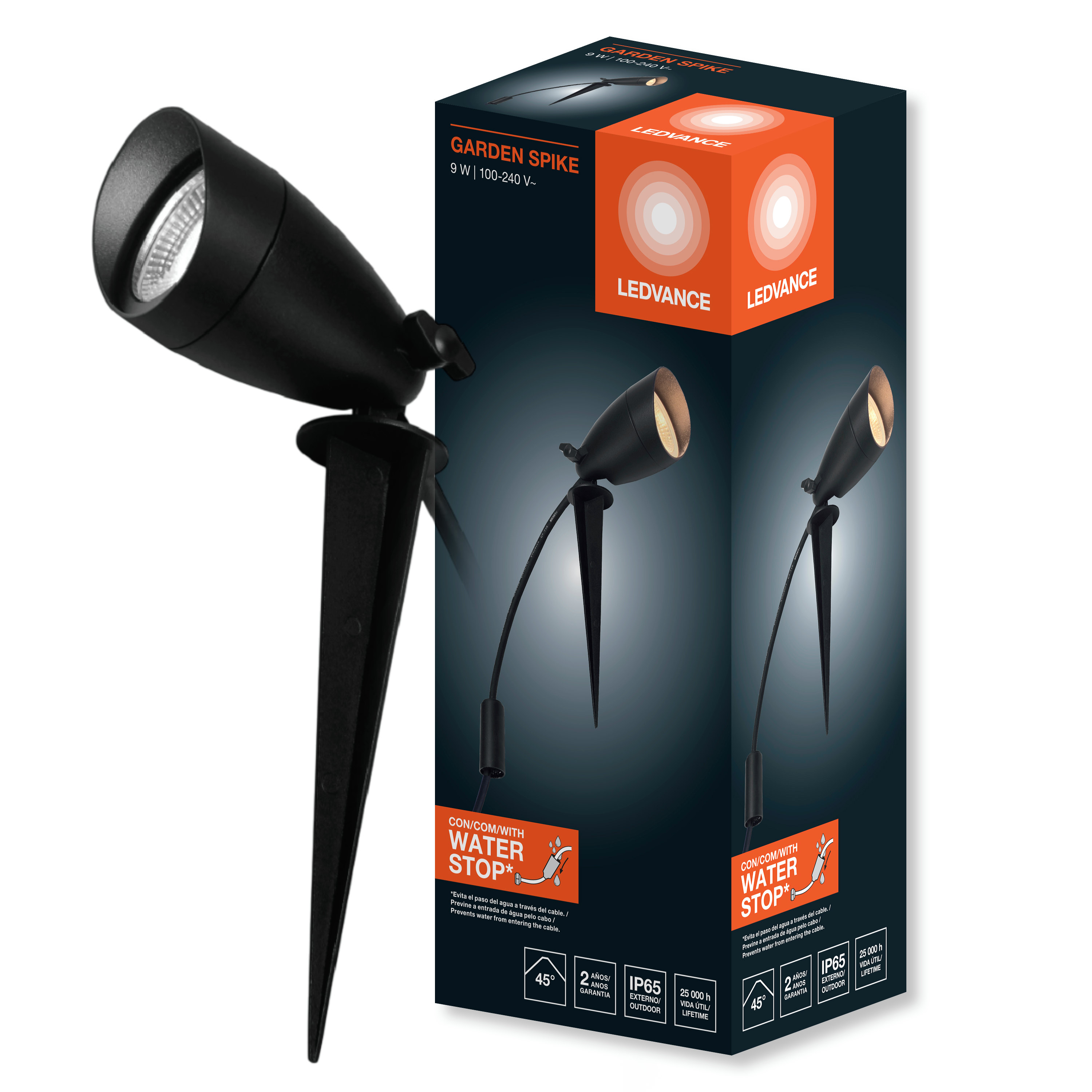 Luminaria Led Espeto Jardim Garden Spike 9W Ip65 Ledvance