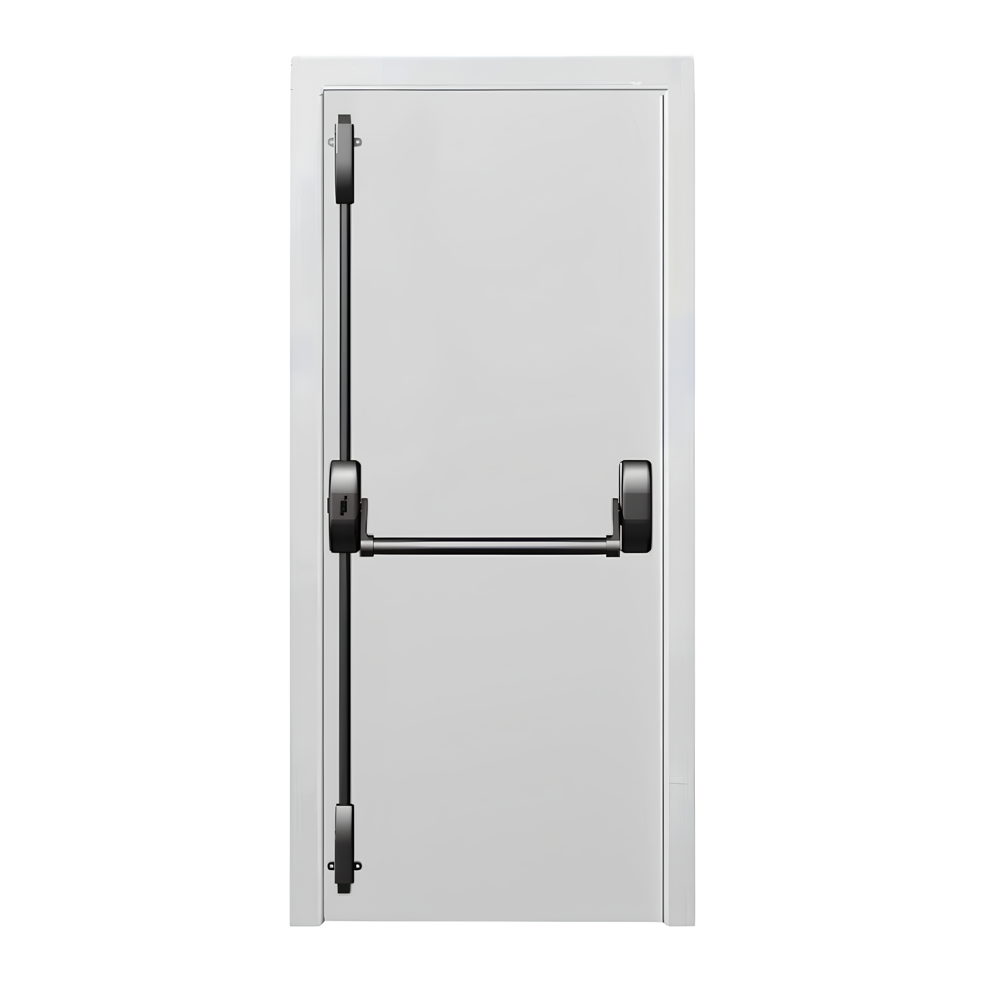 Barra Antipanico pushbar Pha1202 Preta 3Mts 2 pontos de Travamento Dorma