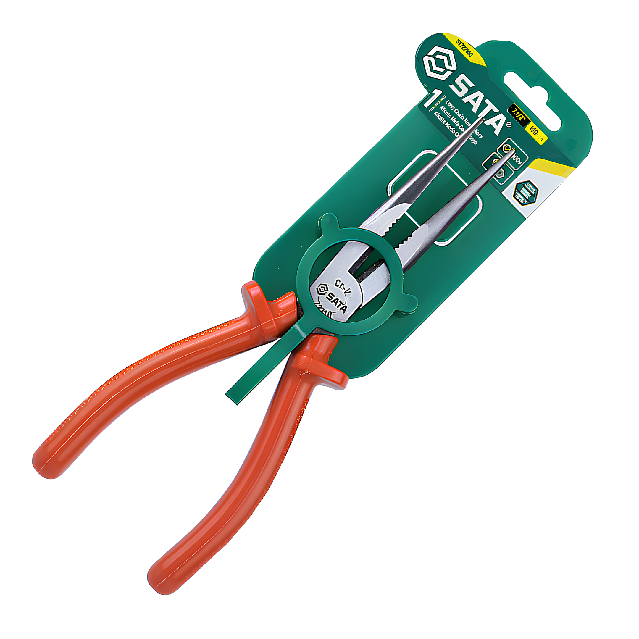 Alicate Meia-Cana Longo 7.1/2" ST72710G Sata