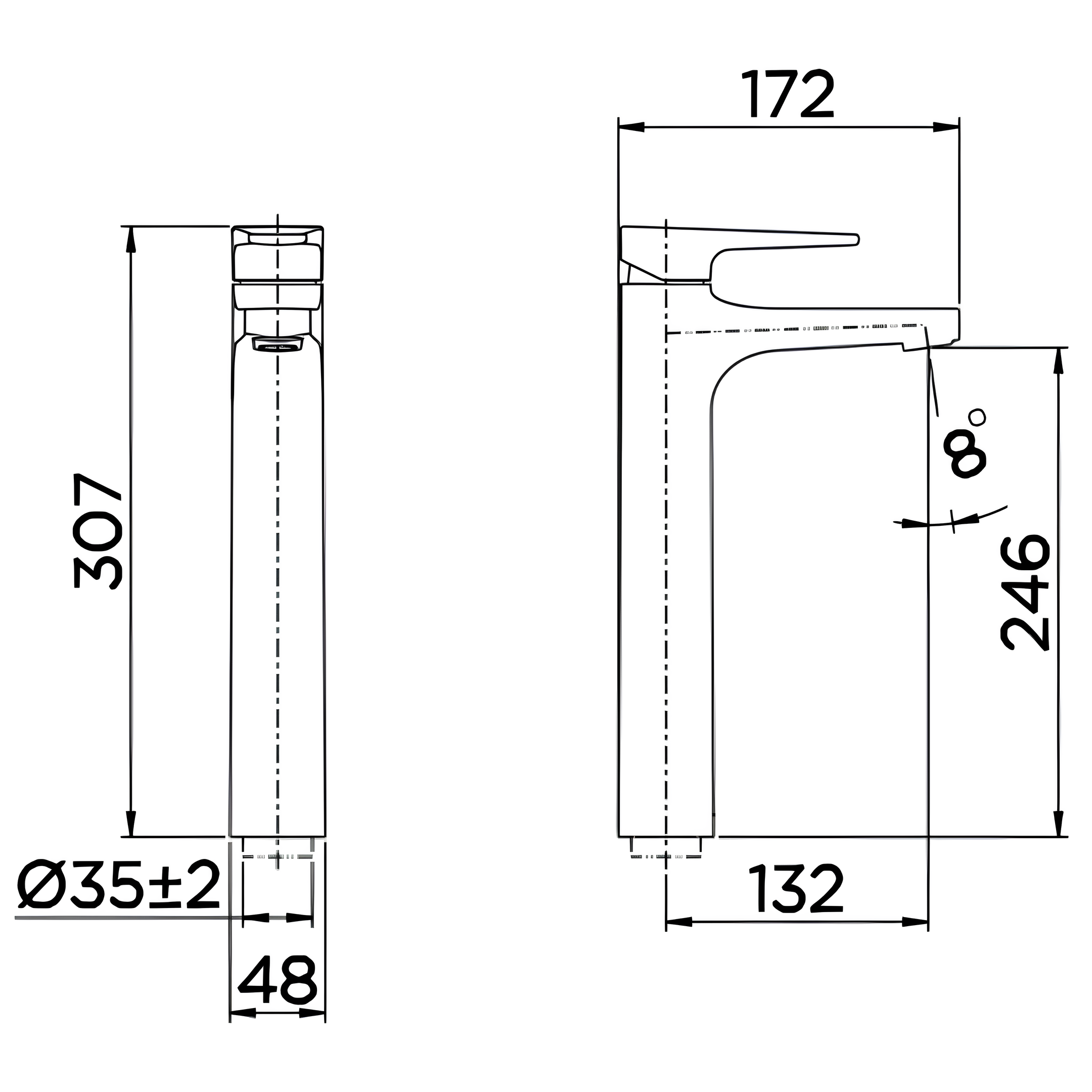 Misturador Monocomando Bica Alta ColdStart Lift Ônix Docol