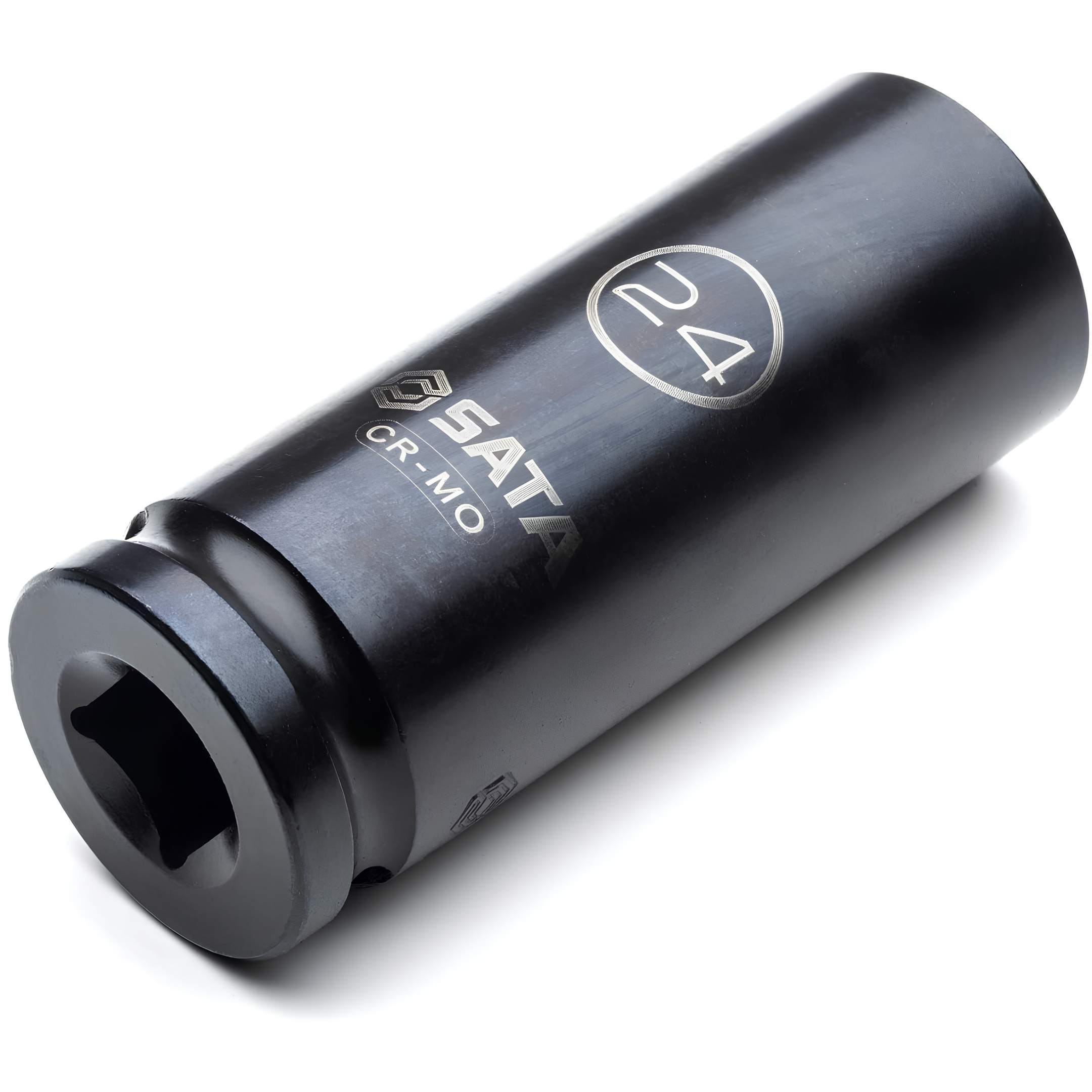 Jogo Soquete Impacto Parede Fina Curto/Longo 1/2" 26 Peças Sata