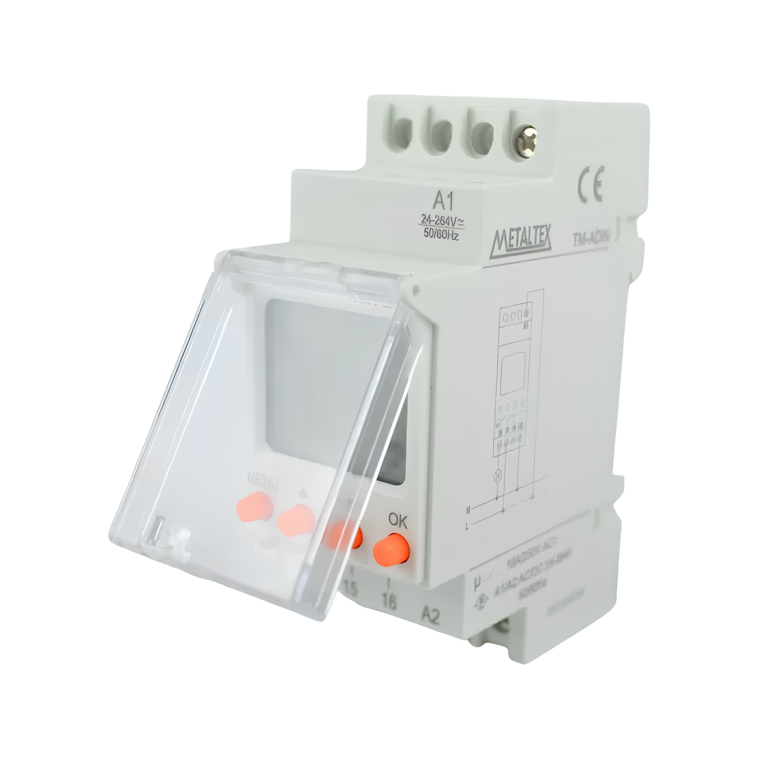Timer Digital Temporizador 52 Programacoes 24-240V TM-Adin Metaltex