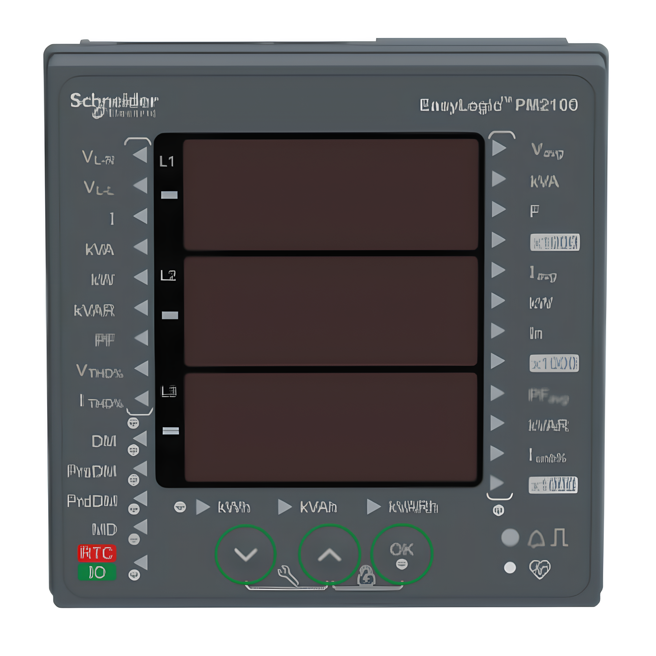 Medidor de Energia Trifásico Powerlogic Metsepm2130 Digital