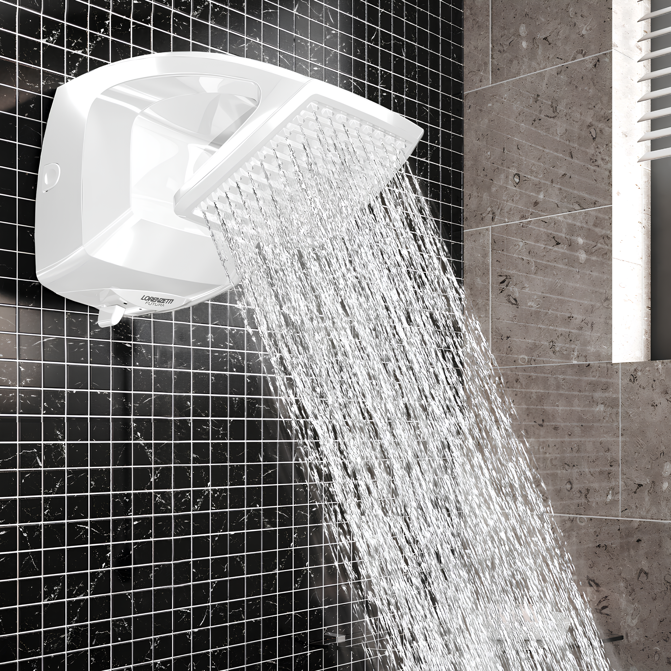 Ducha Futura Multitemperaturas 220V 7500W 7531282 Lorenzetti
