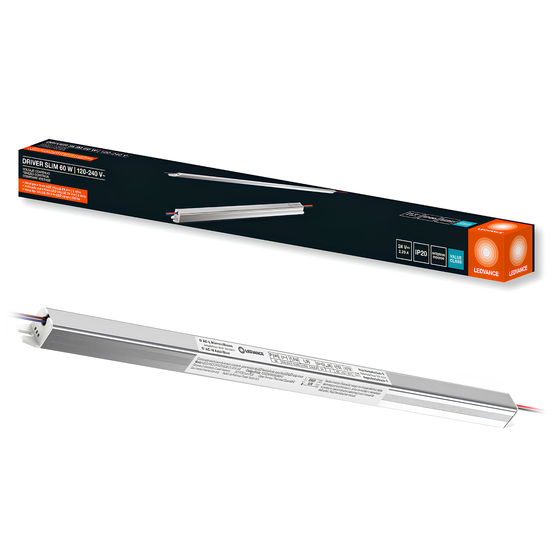 Driver Corrente Constante Slim 60W Ip20 24V Bivolt Ledvance