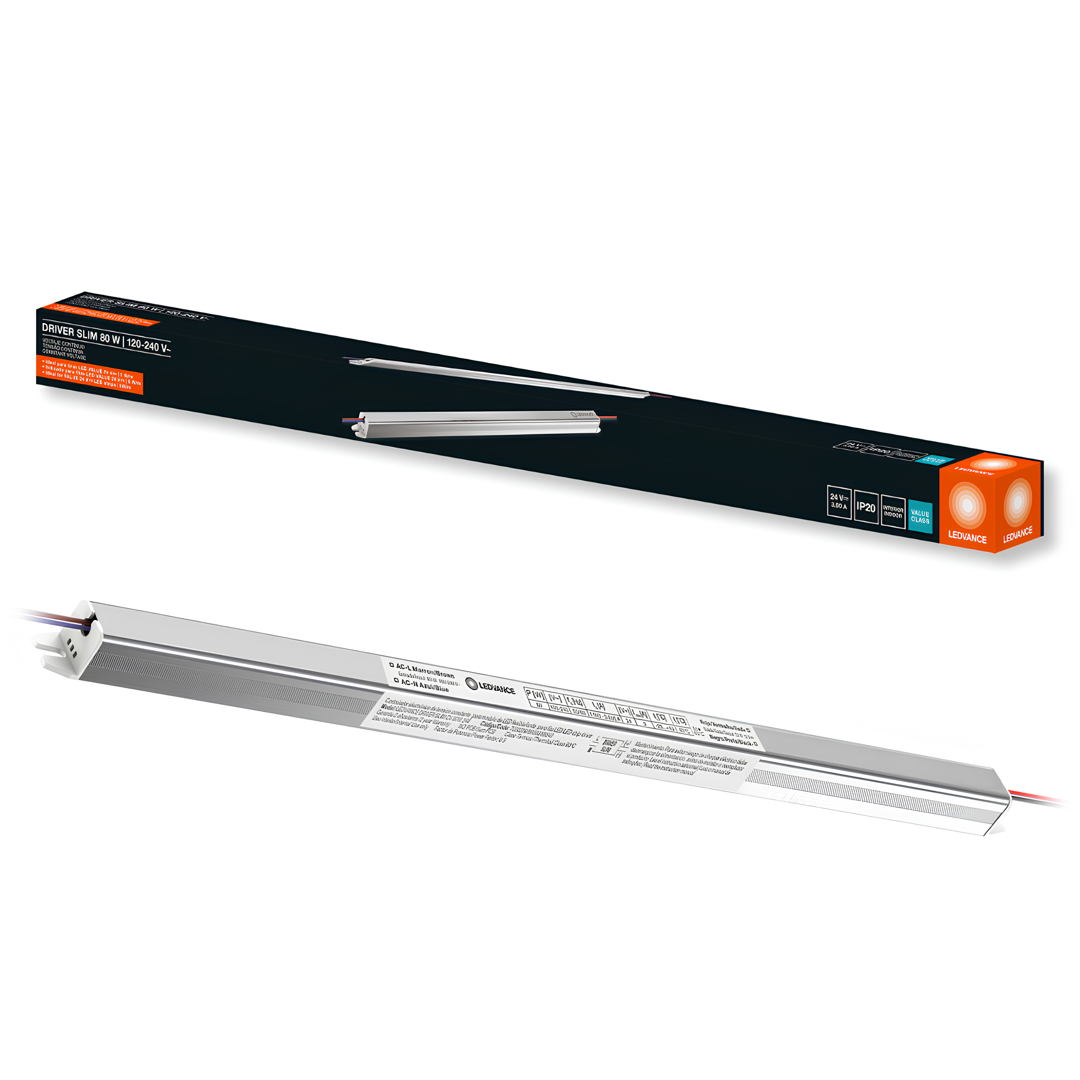 Driver Corrente Constante Slim 80W Ip20 24V Bivolt Ledvance