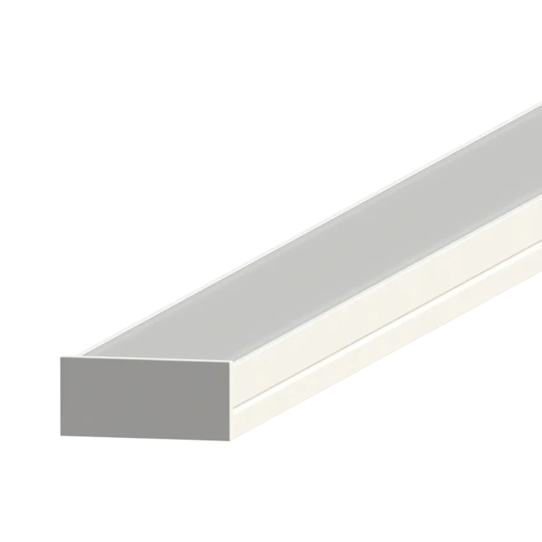 Perfil De Sobrepor Sardegna Branco 30x13x2000 SE-255.3255 Save Energy