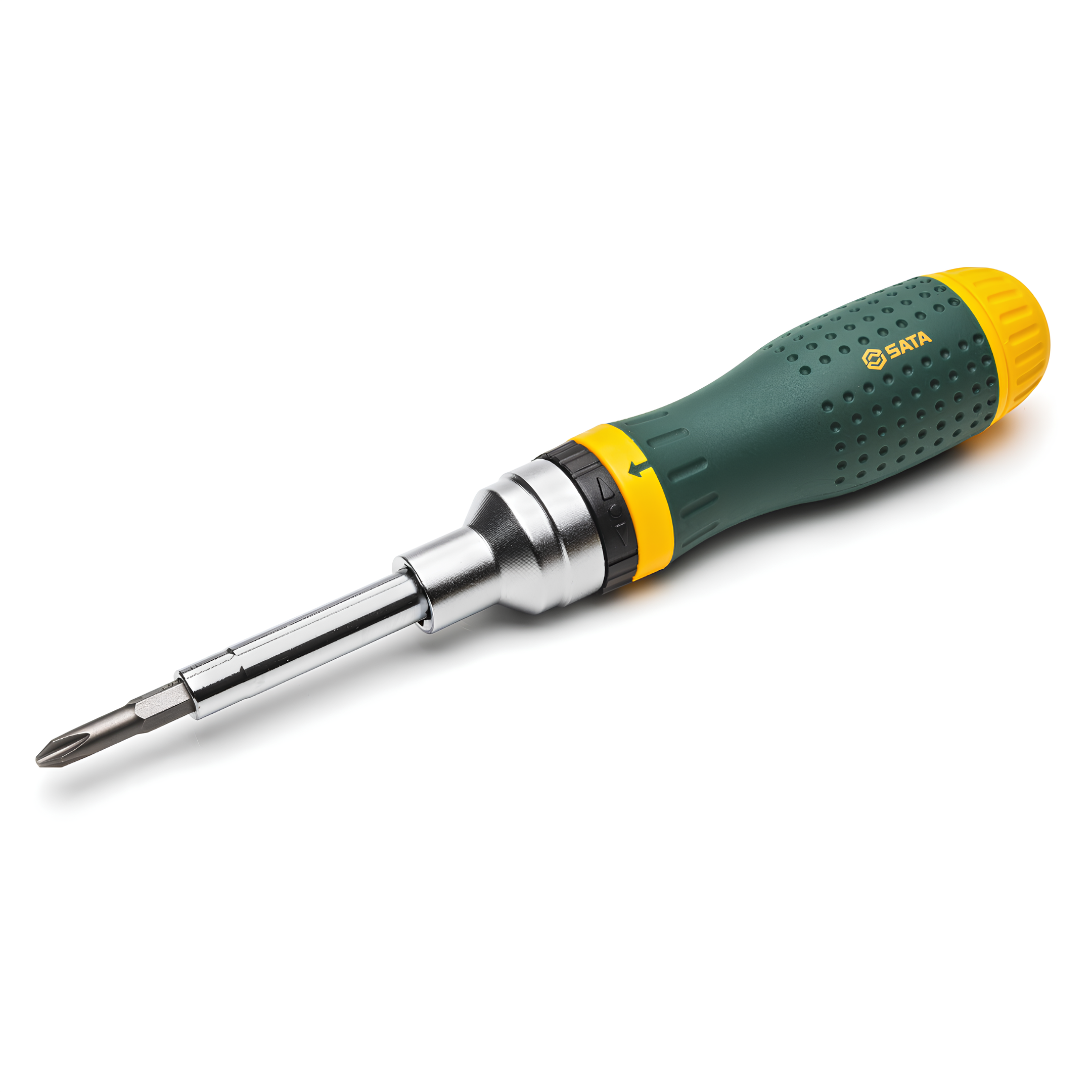 Chave Reta Com Catraca 10 Peças Bits Duplos ST09350 Sata