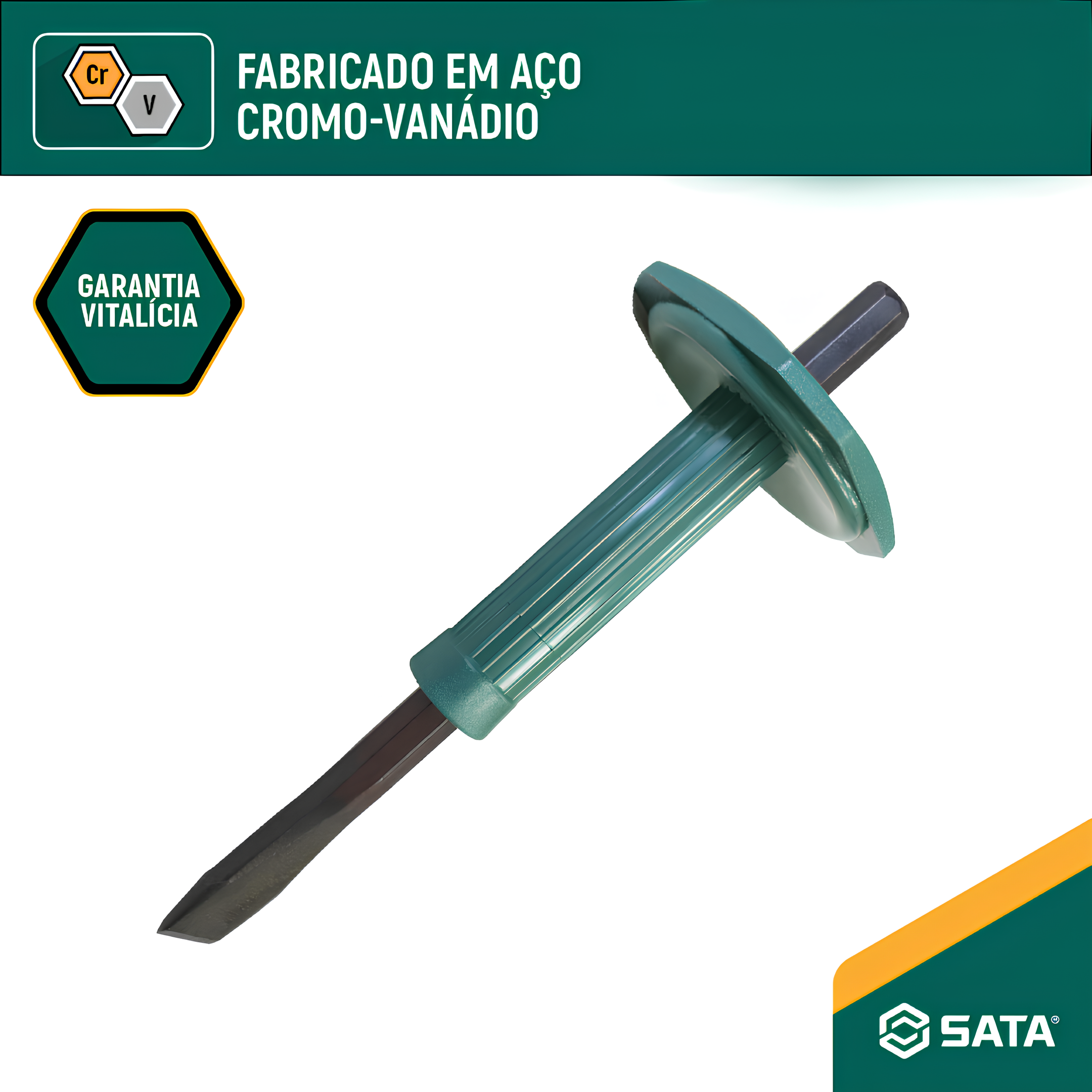 Talhadeira Spr Com Punho Protetor 175X19Mm ST90820G Sata