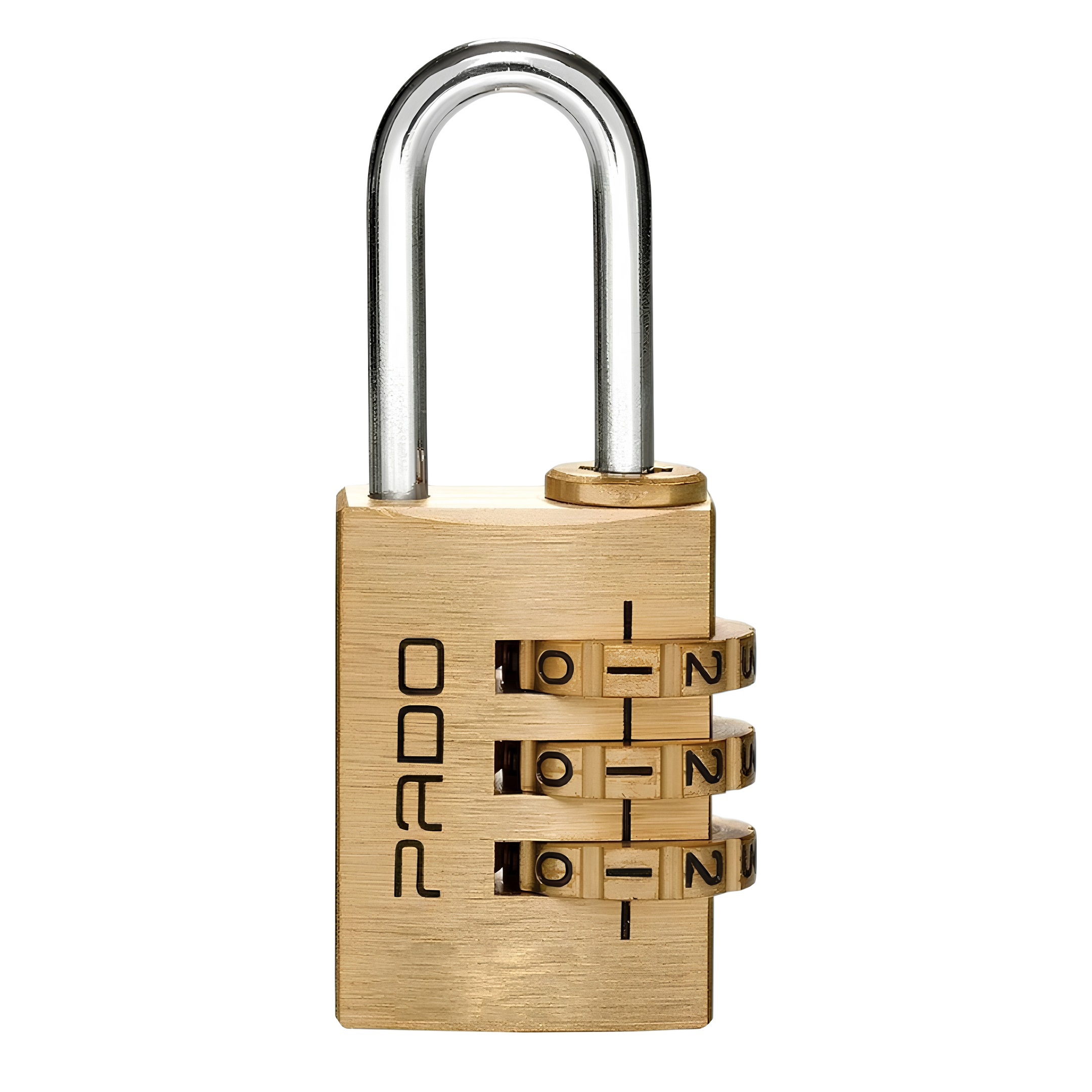 Cadeado com Segredo Latão S-20 3 Dígitos 20mm 52019522 Pado