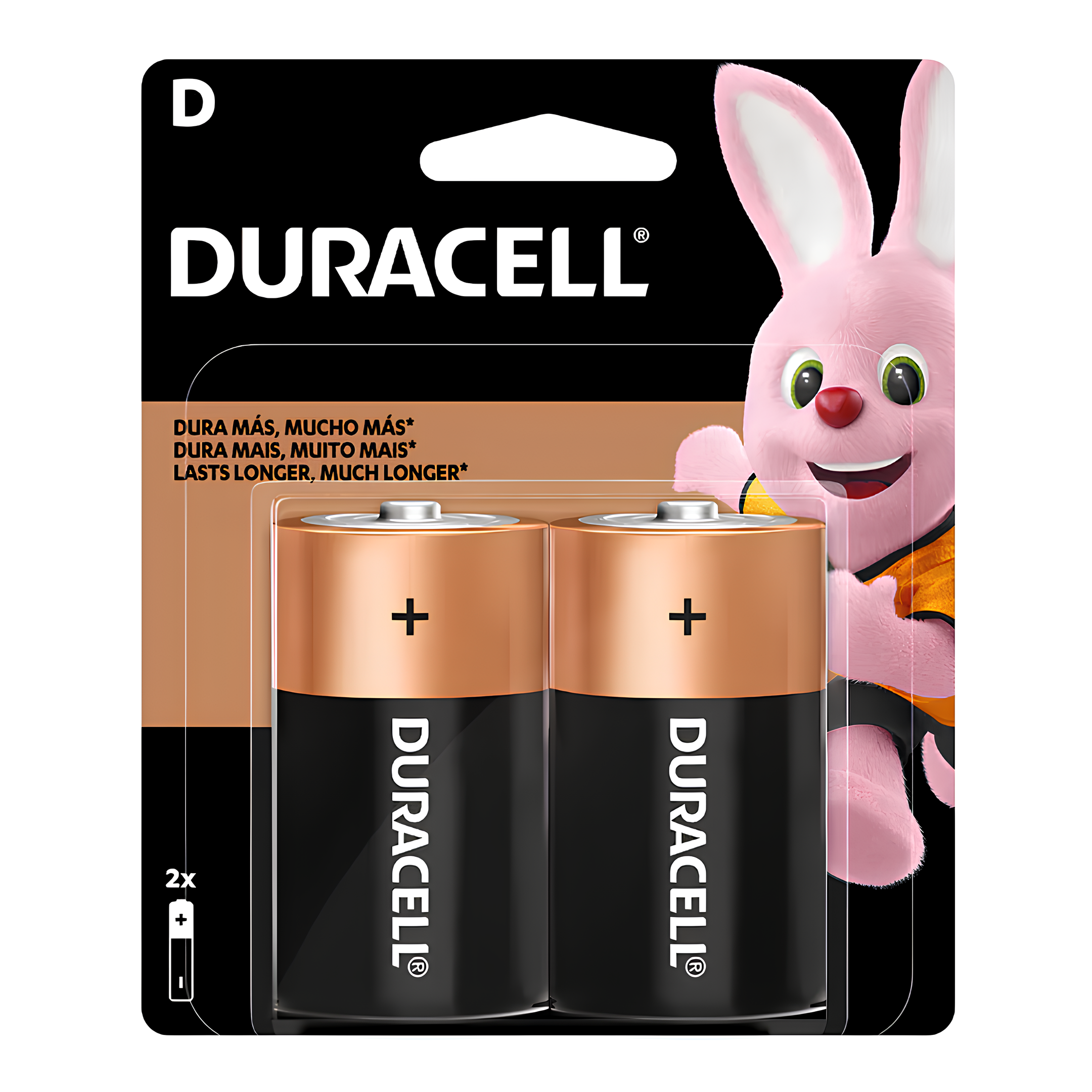 Pilha Alcalina Grande D 2 Unidades Duracell