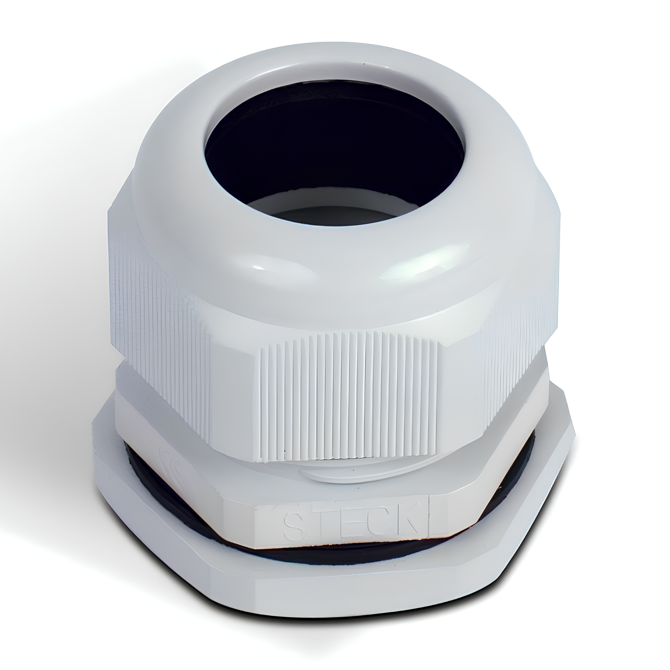 Prensa Cabo Bsp 1" Aletado Cinza S854CIFP Steck