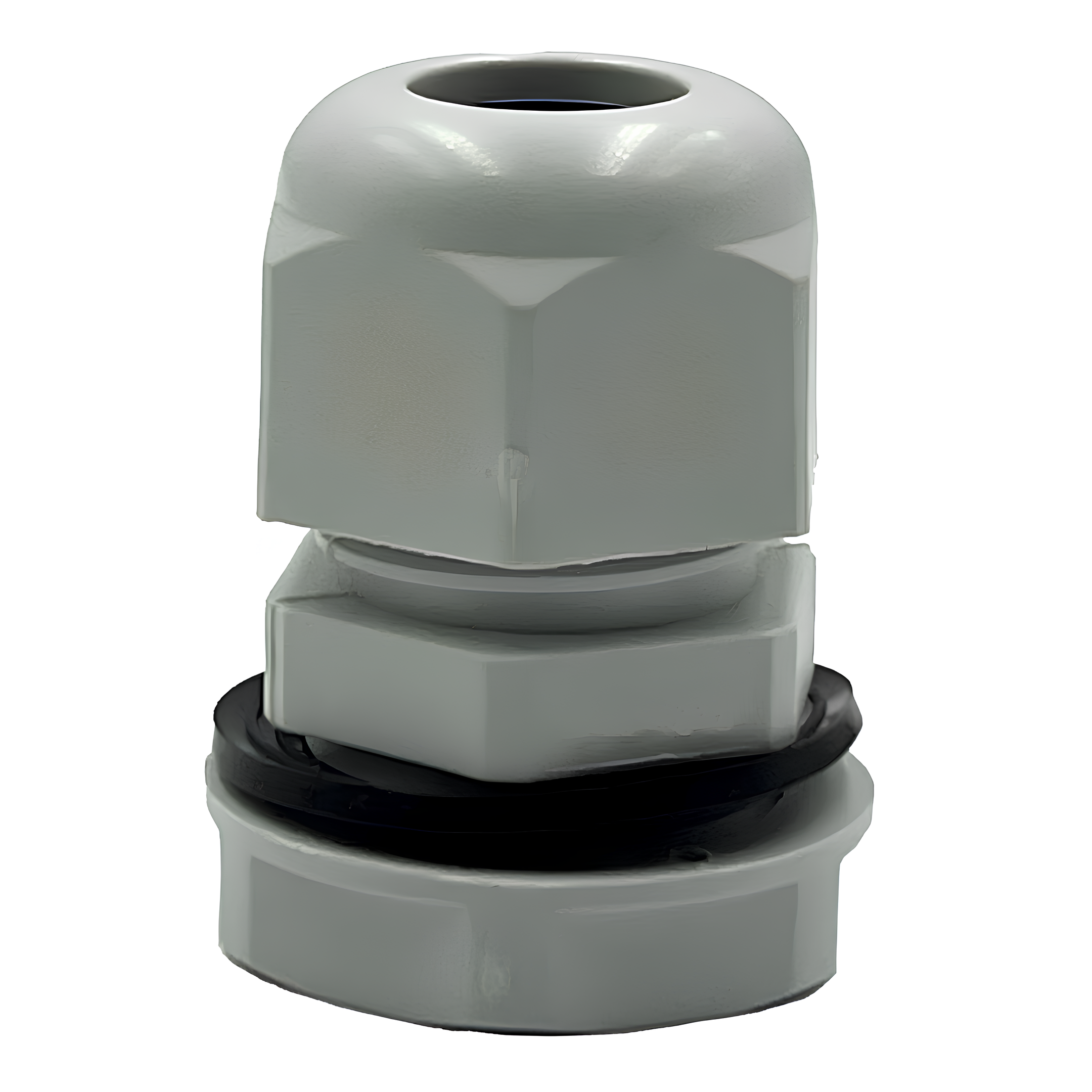 Prensa Cabo Bsp 3/8" Aletado Cinza S851CIFP Steck