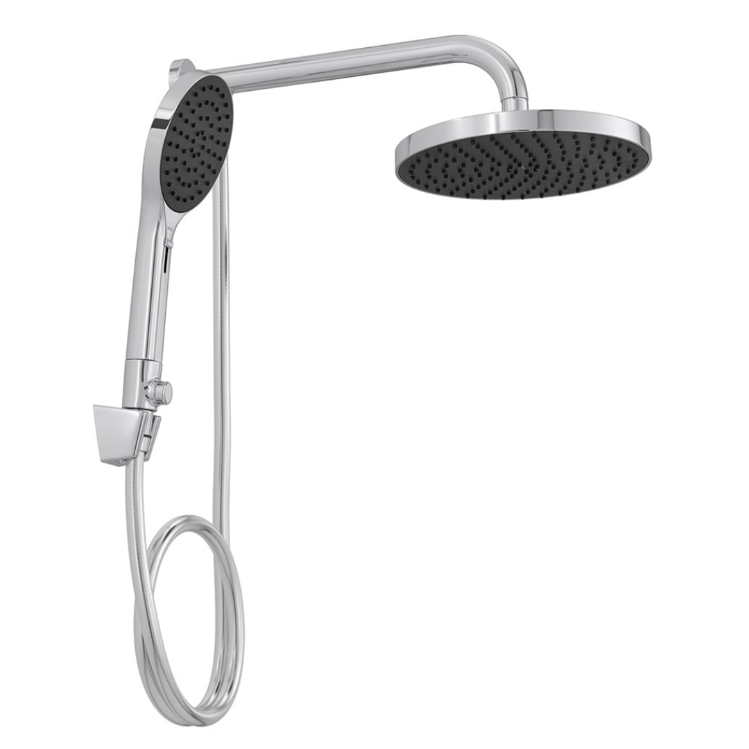 Chuveiro Redondo De Parede Com Desviador Cromado Flex Max Deca