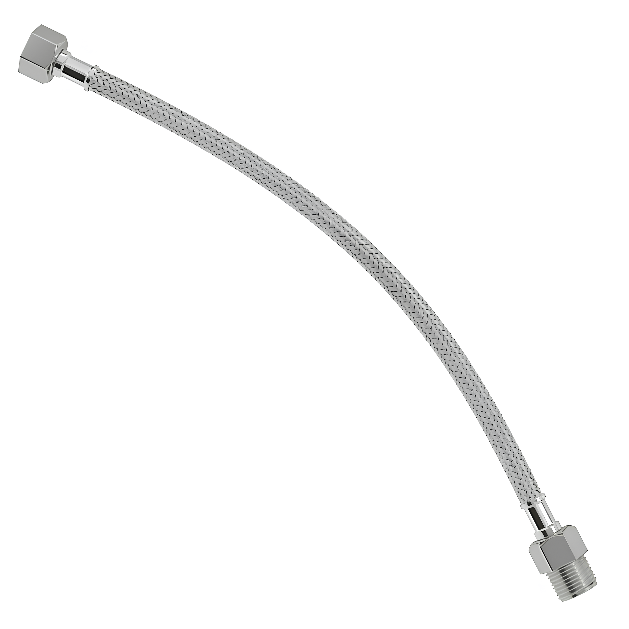 Ligação Flexível Malha De Aço 1/2" 40Cm Cromado 4607.C.040 Deca