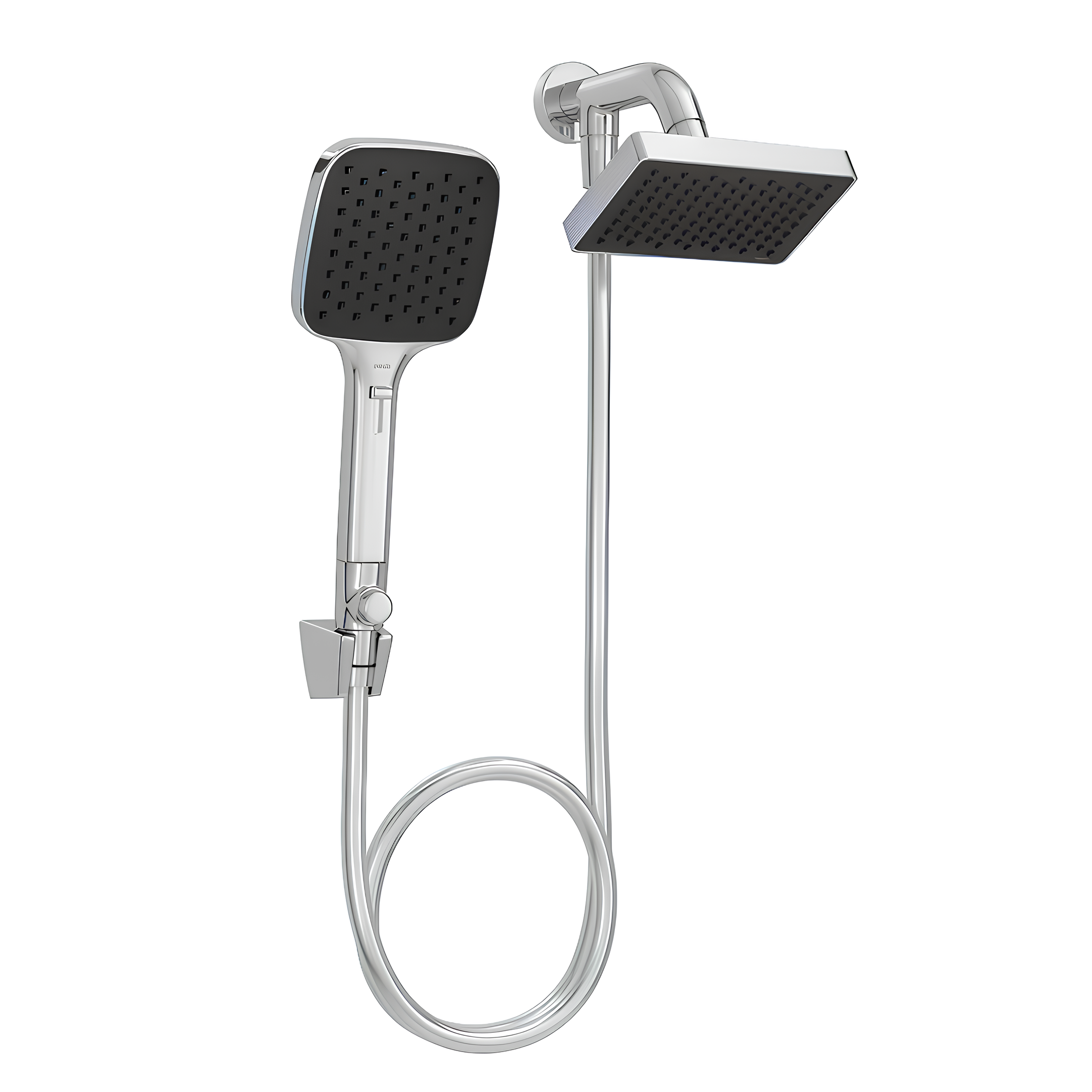 Chuveiro Retangular de Parede 15cm c/ Desviador Cromado Deca