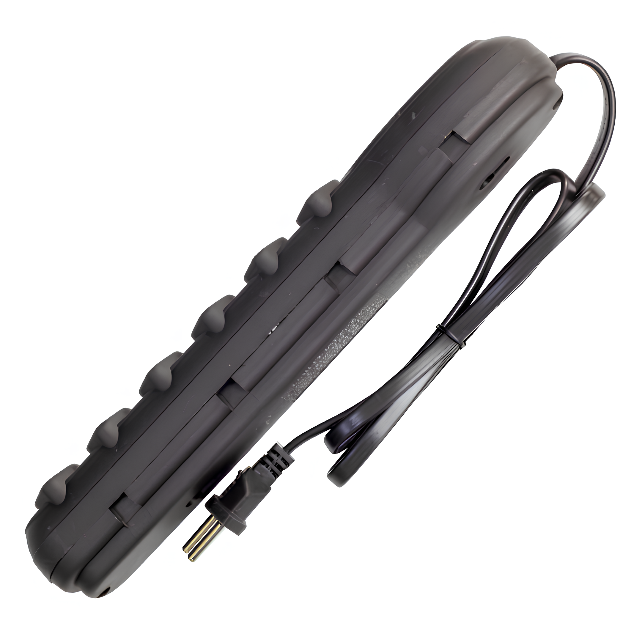 Filtro de Linha 0,8M 10A Tripolar Preto 6 Tomadas Forceline