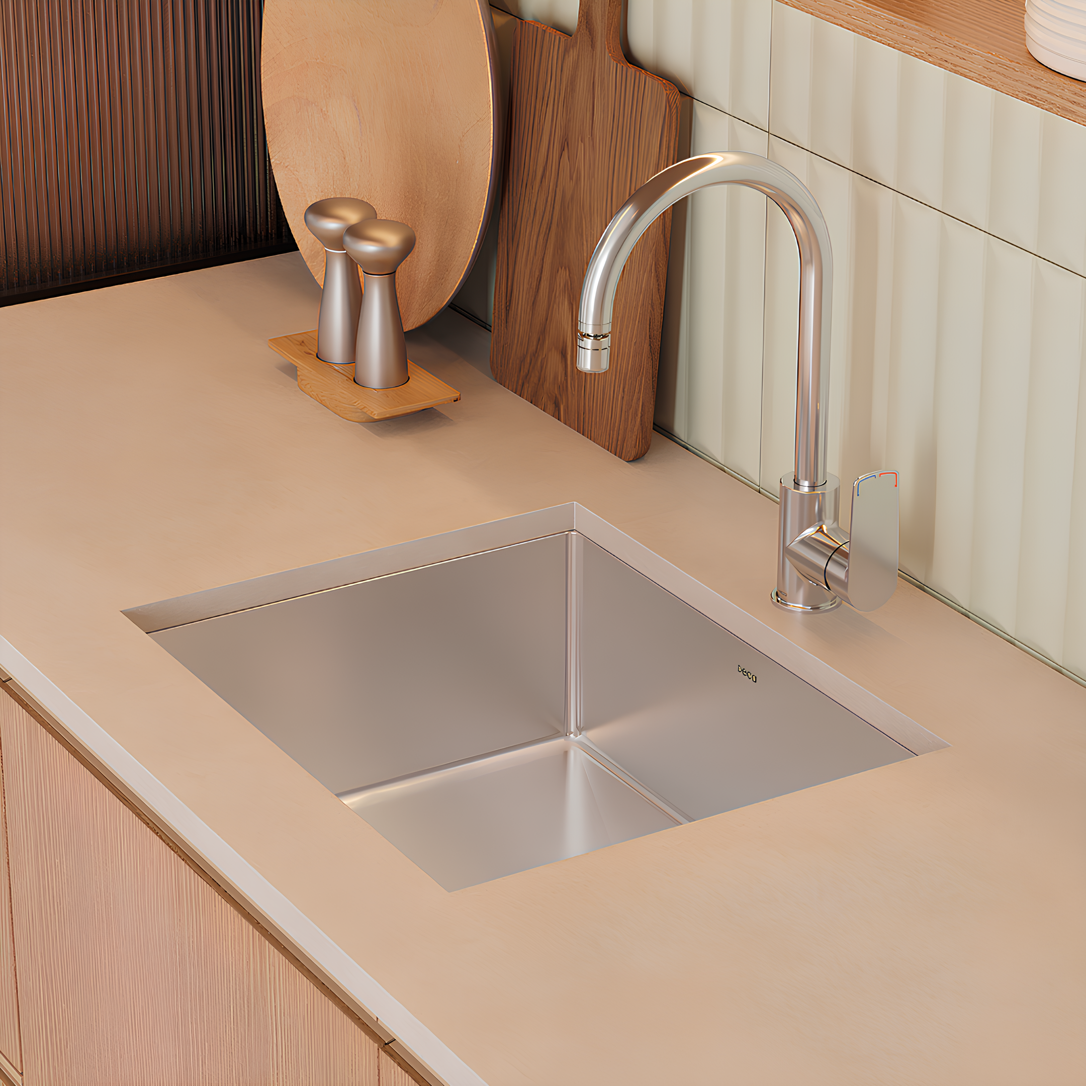 Misturador Monocomando De Mesa Para Cozinha Bica Movel Level One 2251.C Deca