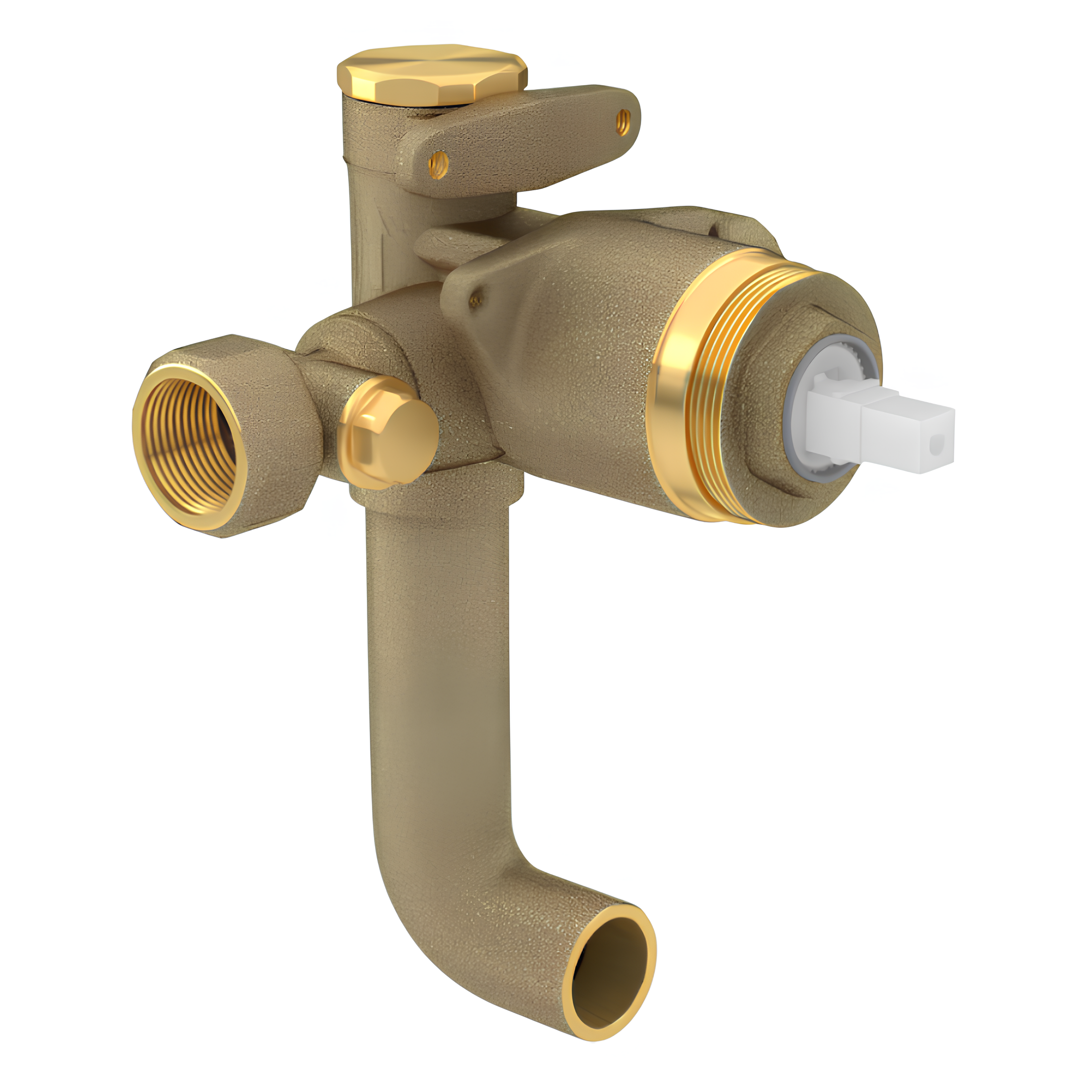 Base Para Misturador Monocomando Para Ducha Higiênica 3/4" Bruto 4984.000 Deca