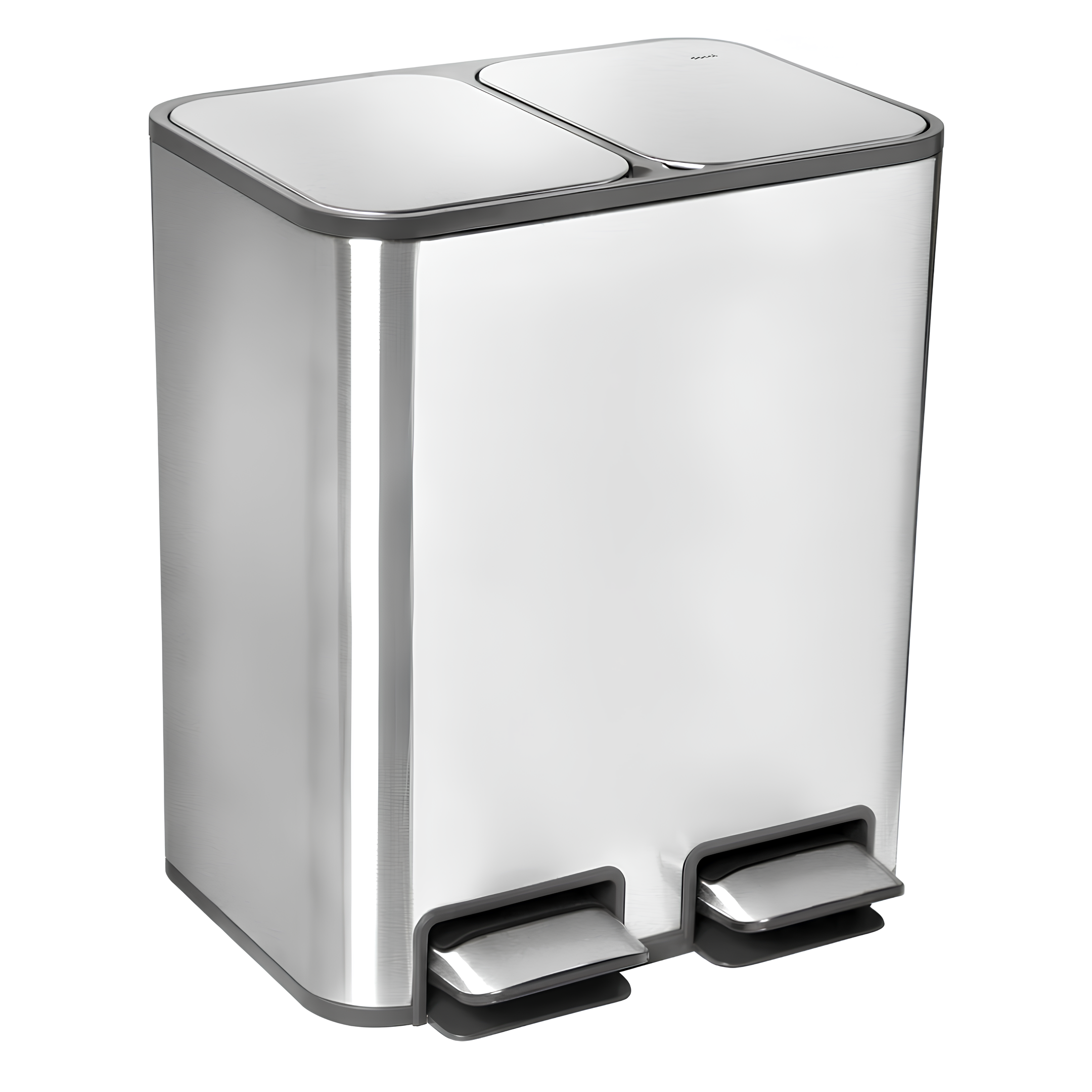 Lixeira C/ Pedal 10+10L Inox Escovado Flat 90987294016 Docol