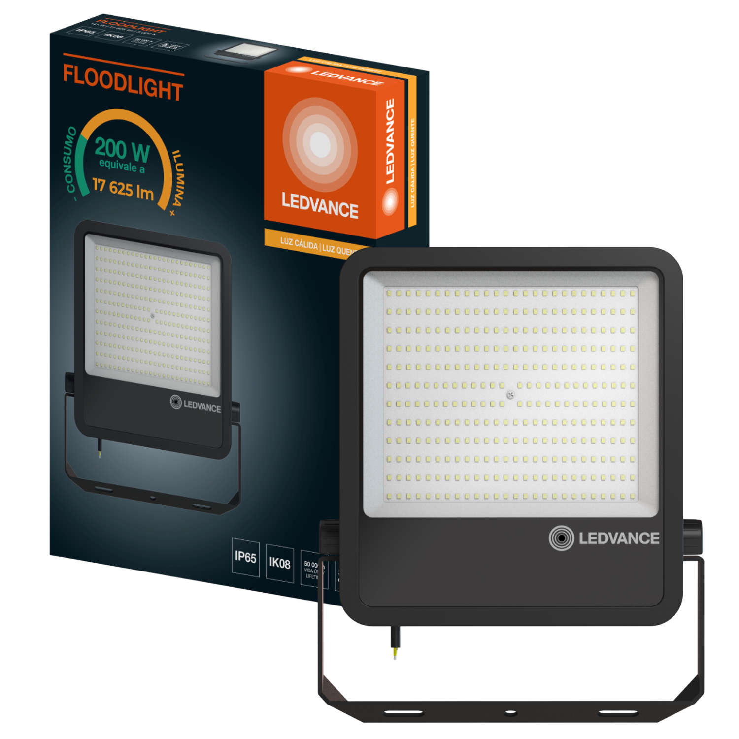 Refletor Led Floodlight Pfm Preto 141W 3000K 17625Lm Ledvance