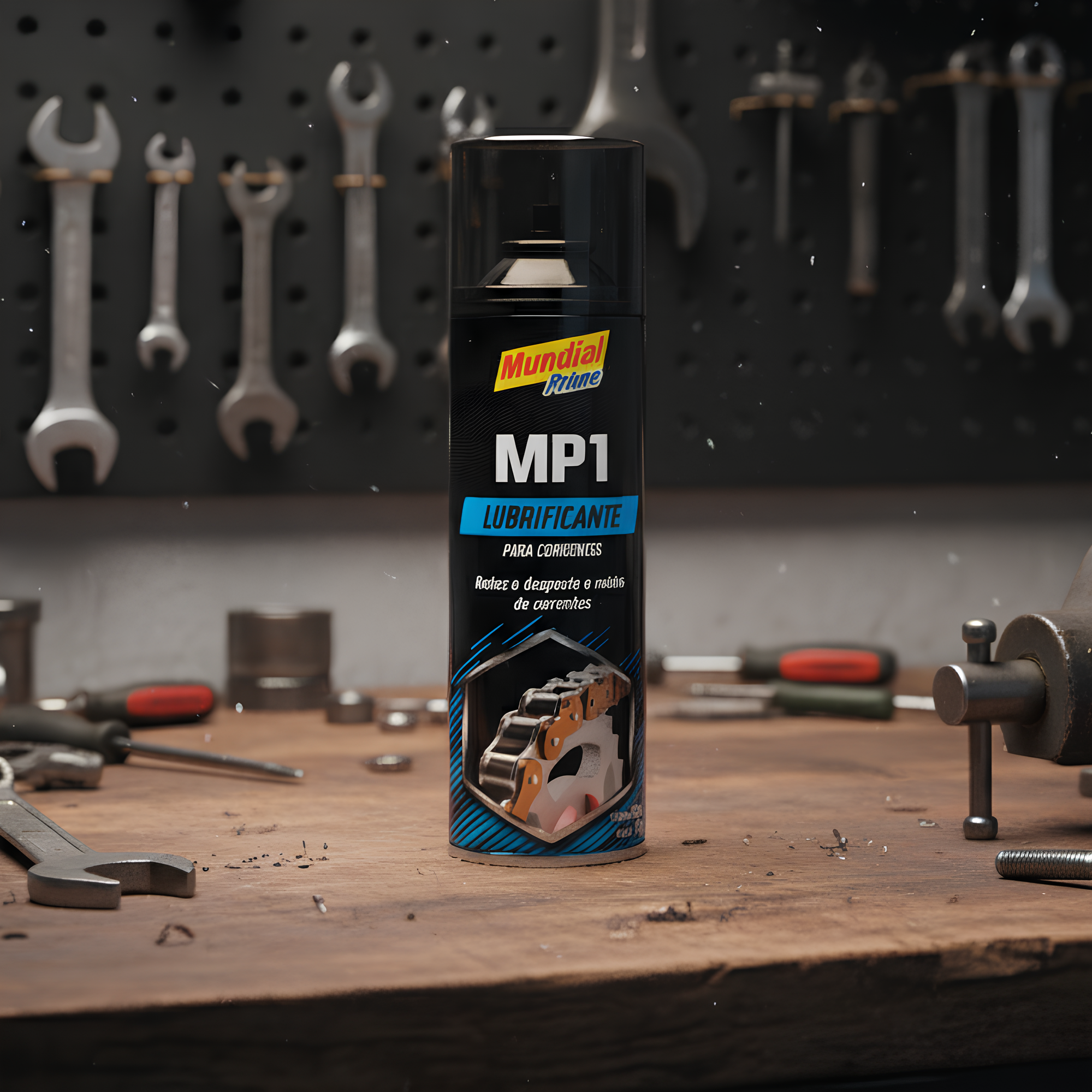 Lubrificante Spray 250Ml Para Corrente Mp1 Mundial Prime