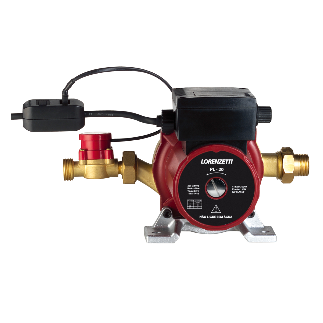 Pressurizador De Agua PL-20 350W 127V 7541015 Lorenzetti