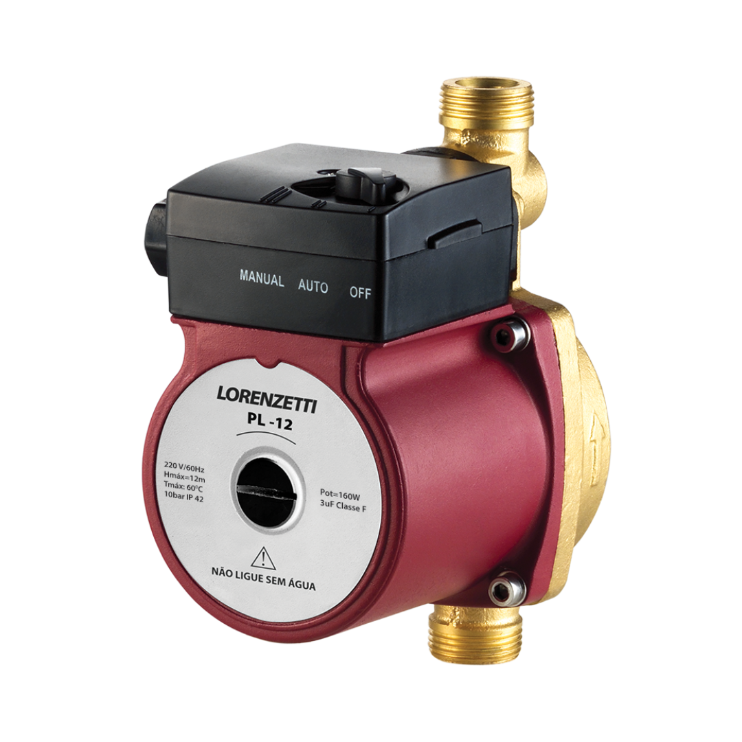 Pressurizador De Agua PL-12 160W 127V 7541020 Lorenzetti
