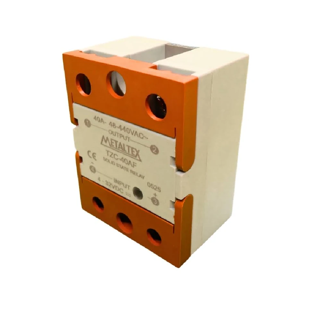 Relé de Estado Sólido Monofásico 40A TZC-40AF Metaltex