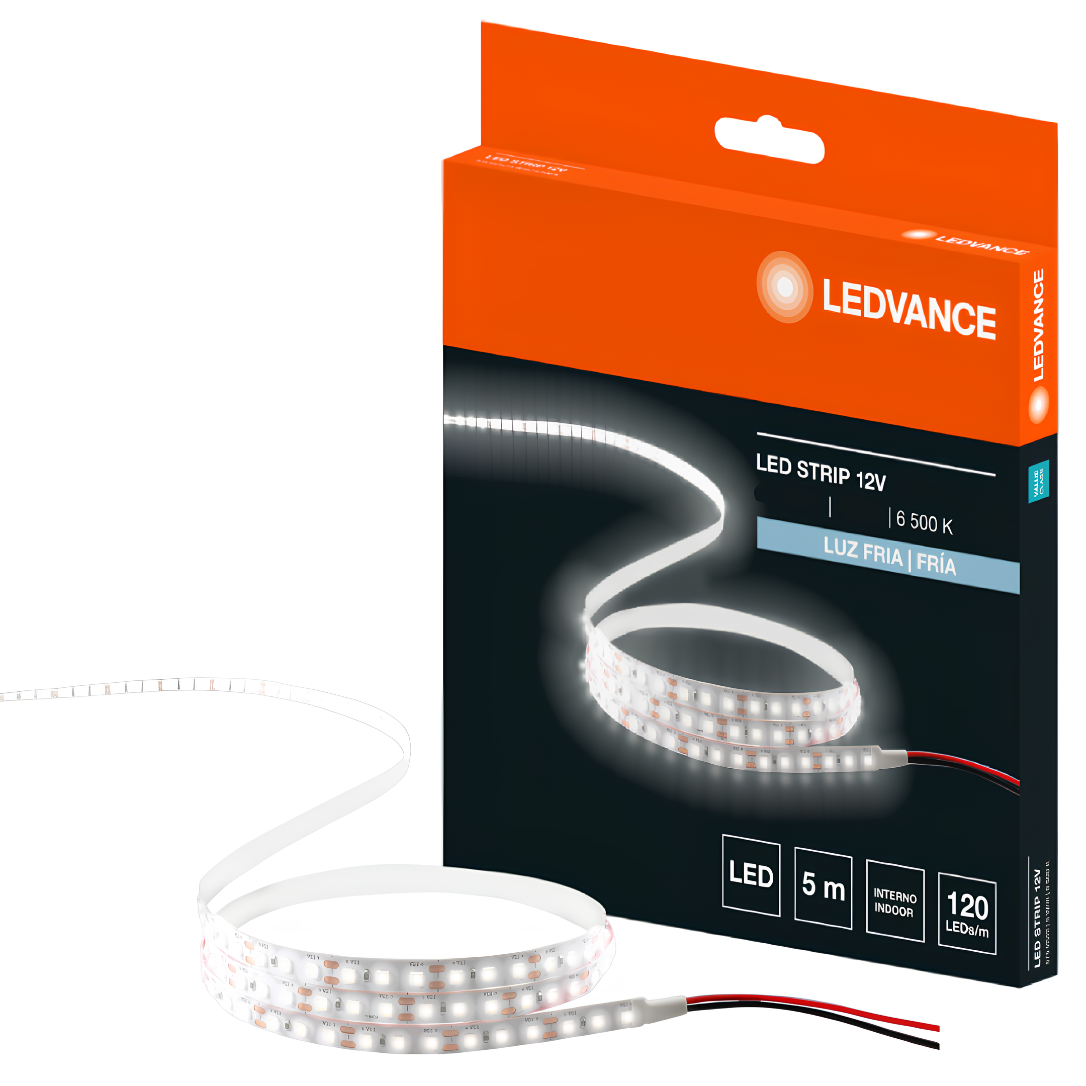 Fita Led 5 Metros 6500K IP20 1050Lm/M 10W 12VDC Ledvance