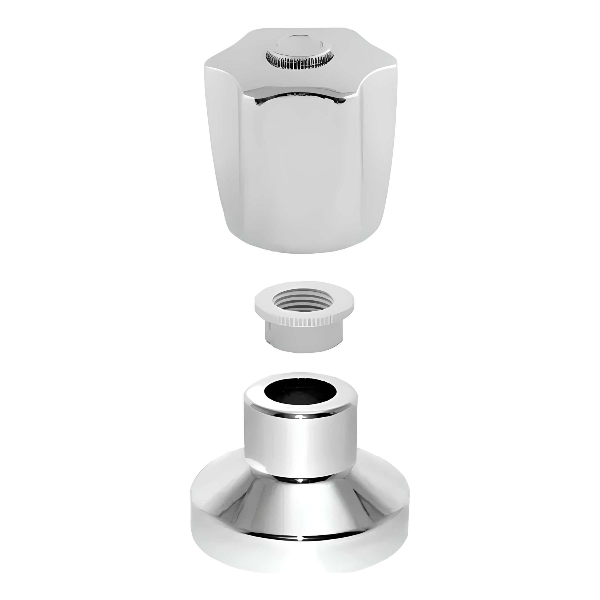 Acabamento Para Registro C50 Metal Cromado