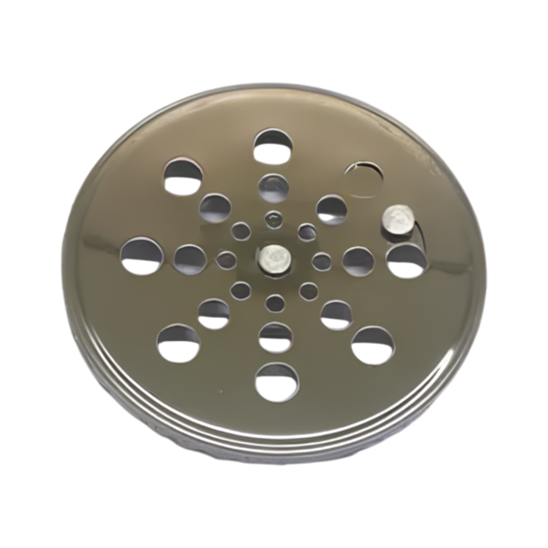 Grelha Ralo Redonda Inox 10Cm C/Fecho