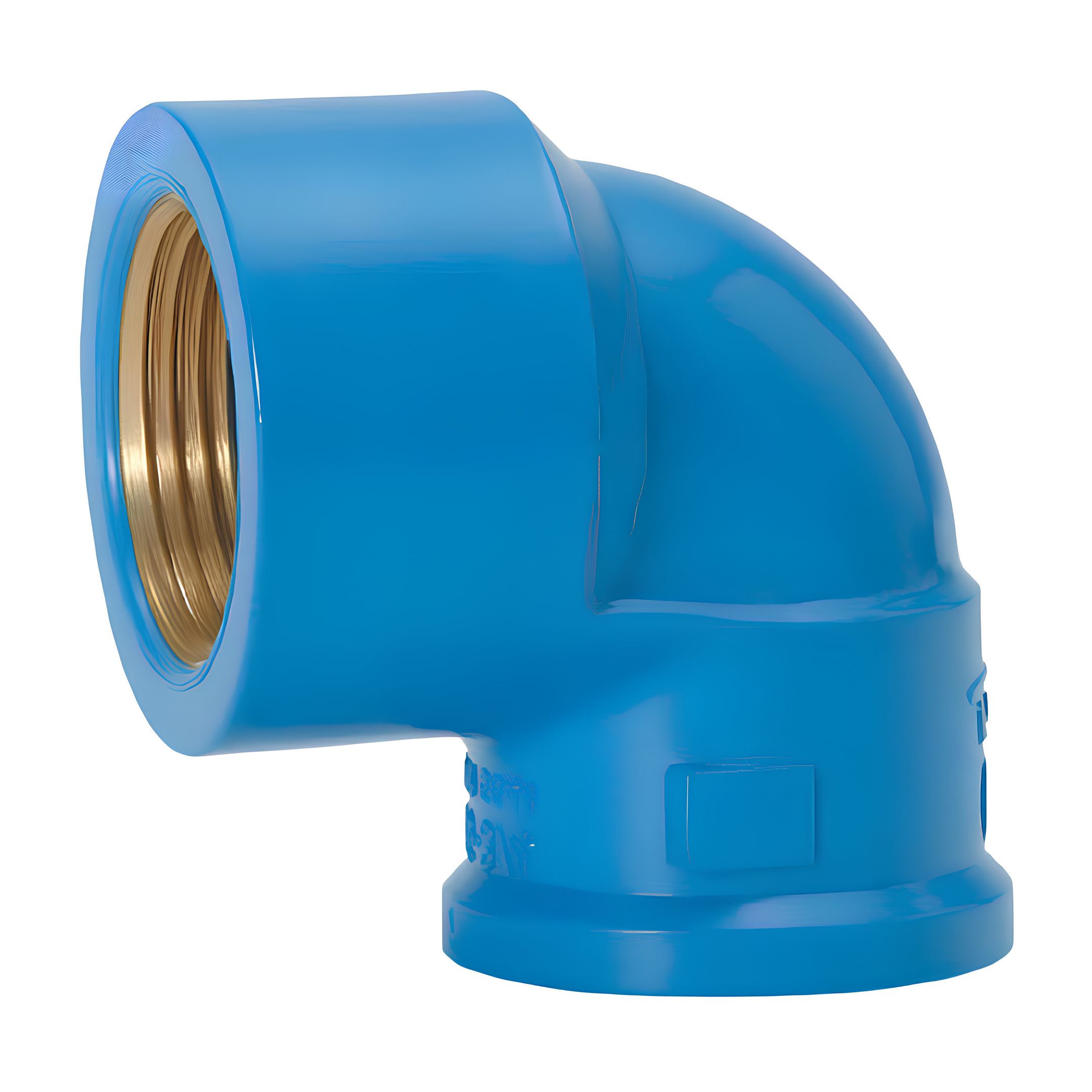 Joelho Soldavel Bucha Latão 90° 25mm X 3/4 Pvc Azul 11680 Amanco