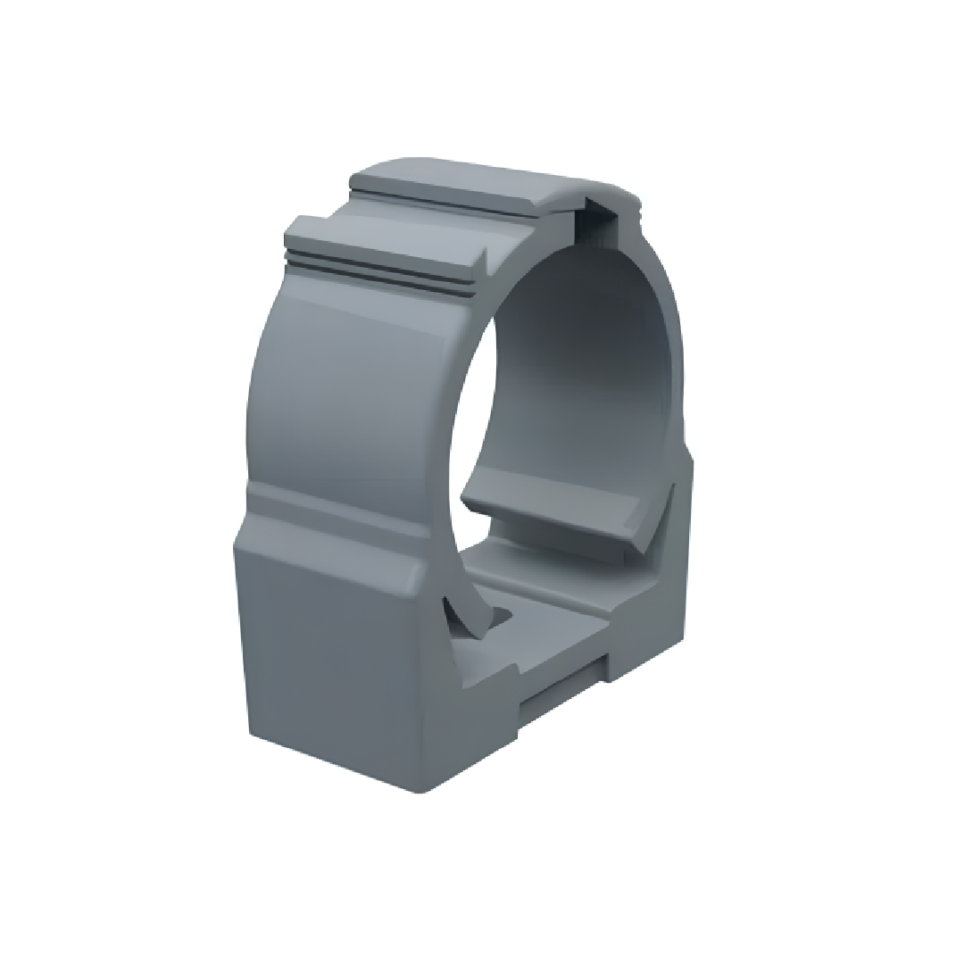 Abraçadeira PVC Cinza para Eletroduto 1/2" E015500010 Wetzel