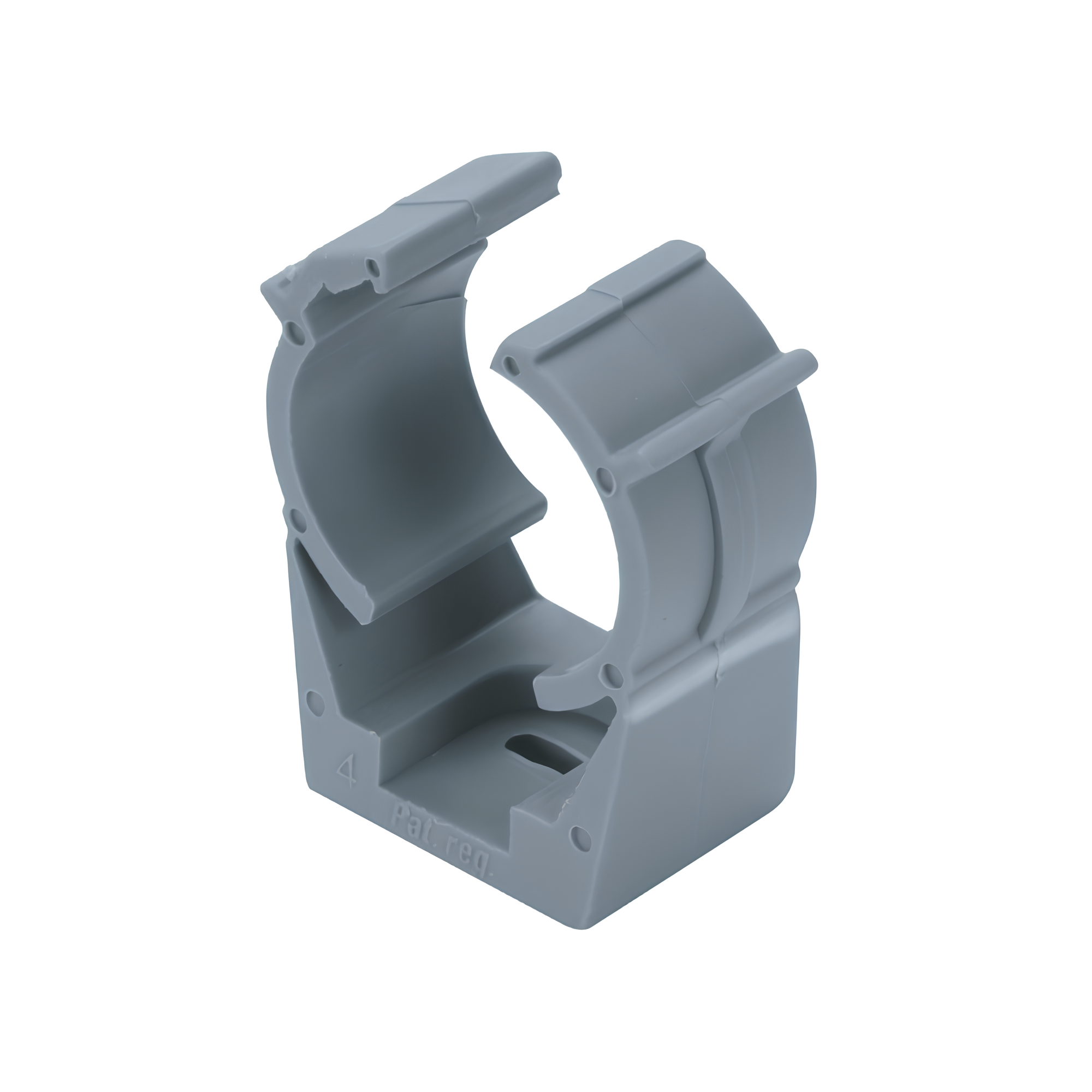 Abraçadeira PVC Cinza para Eletroduto 1/2" E015500010 Wetzel