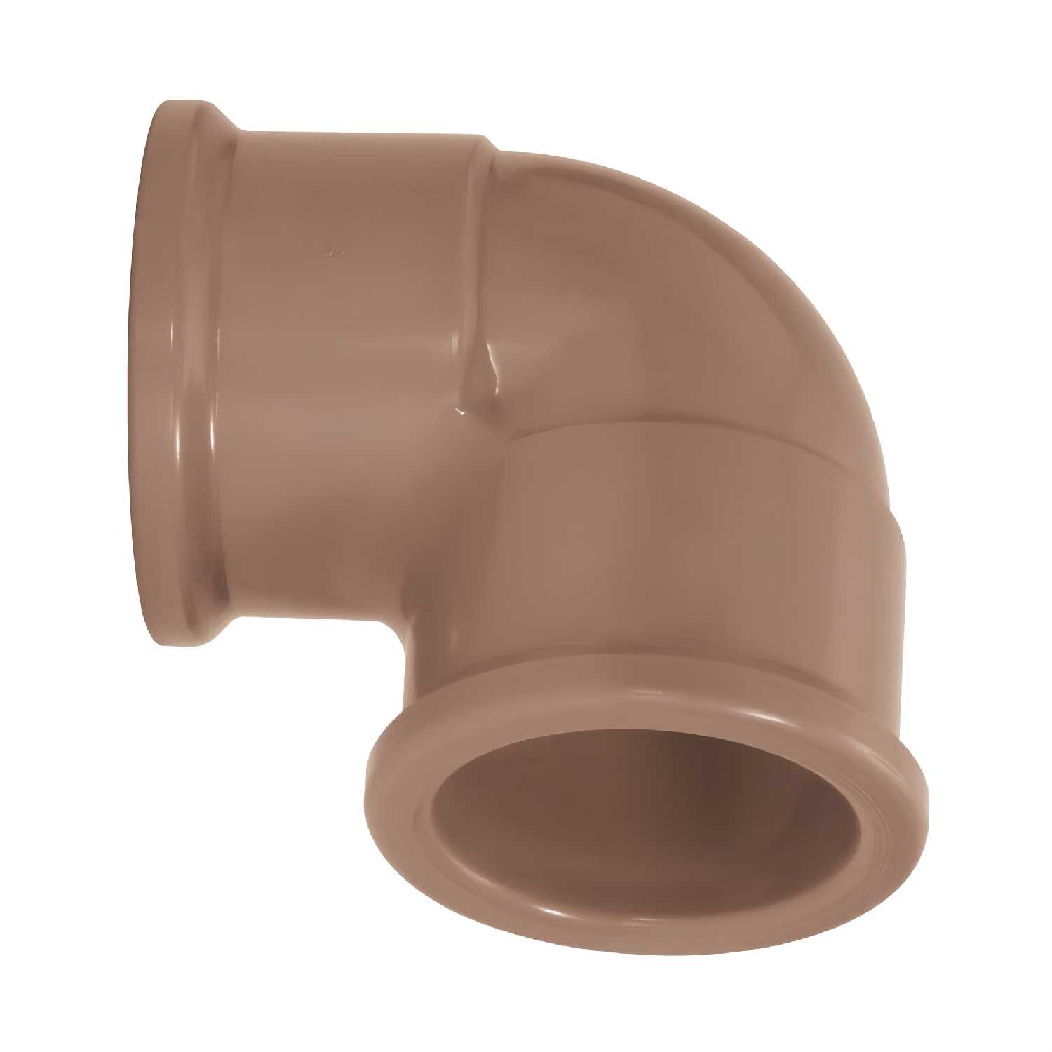 Joelho Soldavel 90° 60mm Pvc Marrom 11675 Amanco