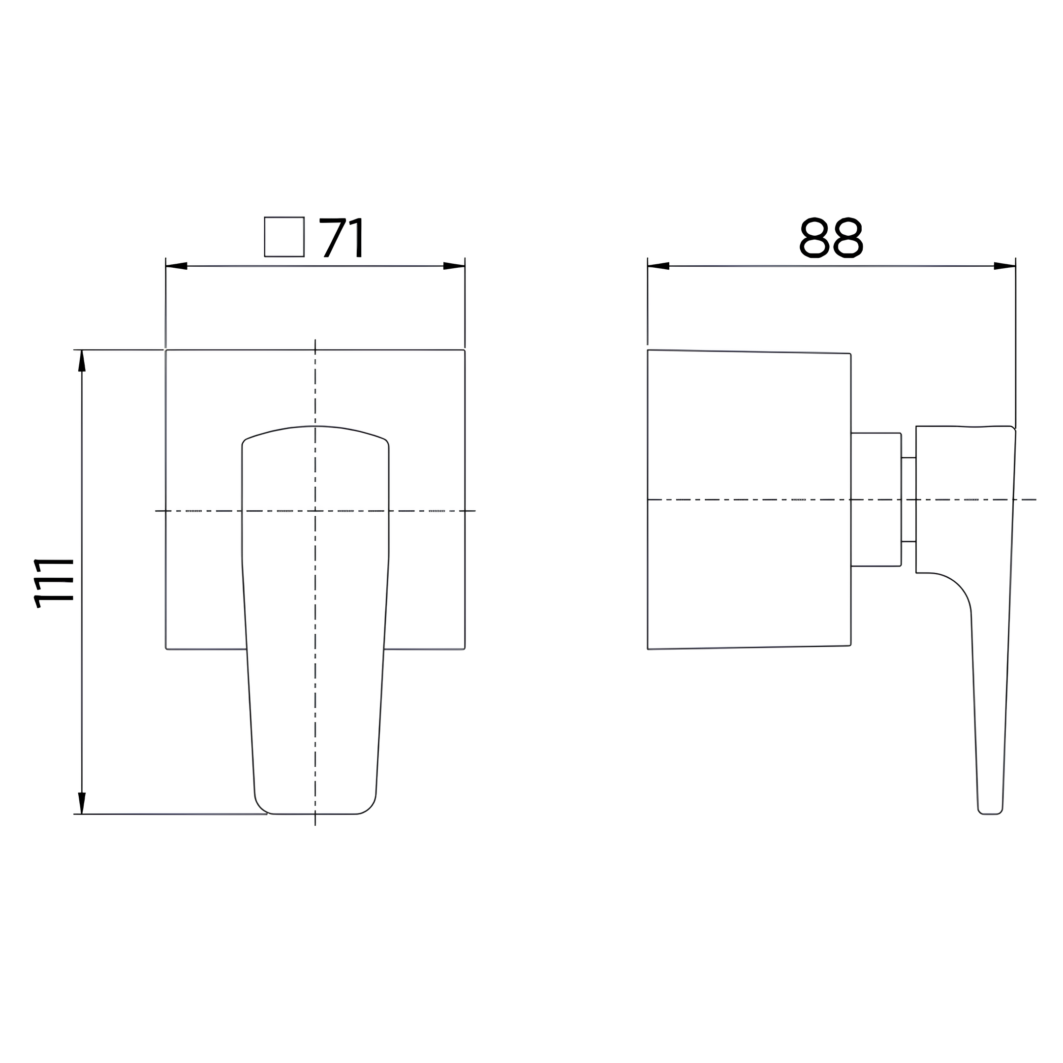 Acabamento para Registro Base Deca 1.1/4" e 1.1/2" Cromado Lift Docol