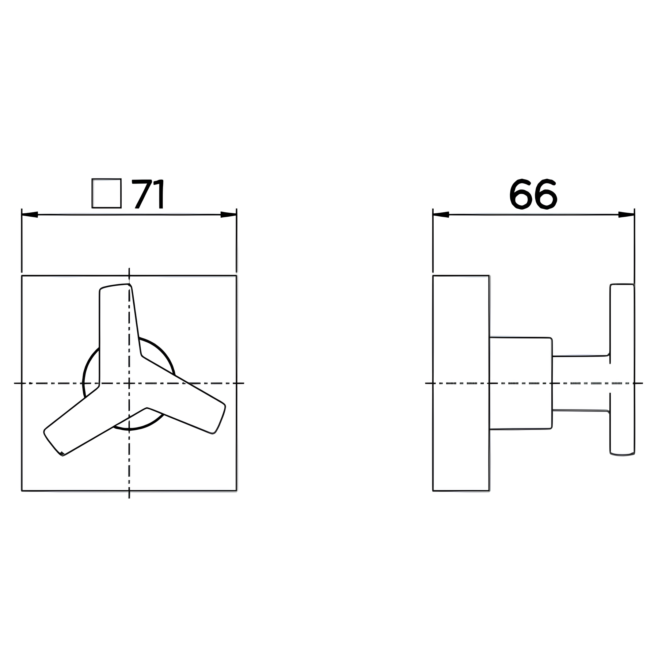 Acabamento De Registro Base Docol 1.1/4" E 1.1/2" City 00877306 Docol
