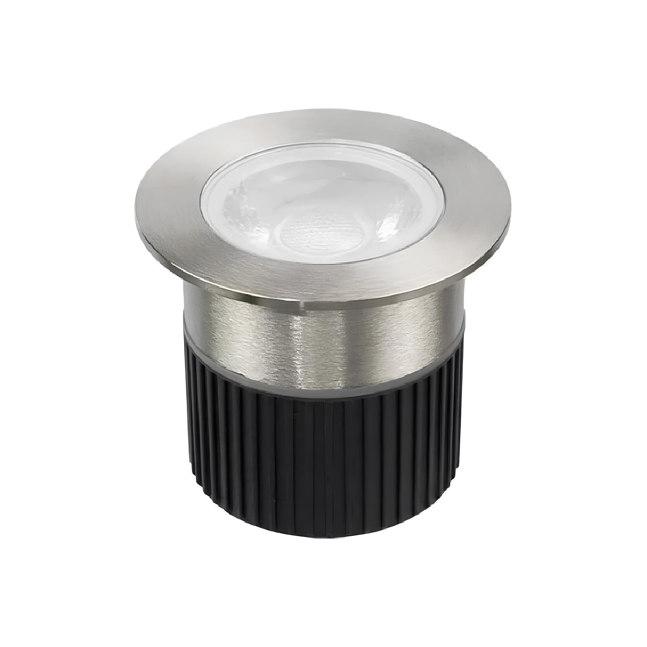 Balizador Led 3000K 5W aço E Policarbonato Aço Escovado Avant