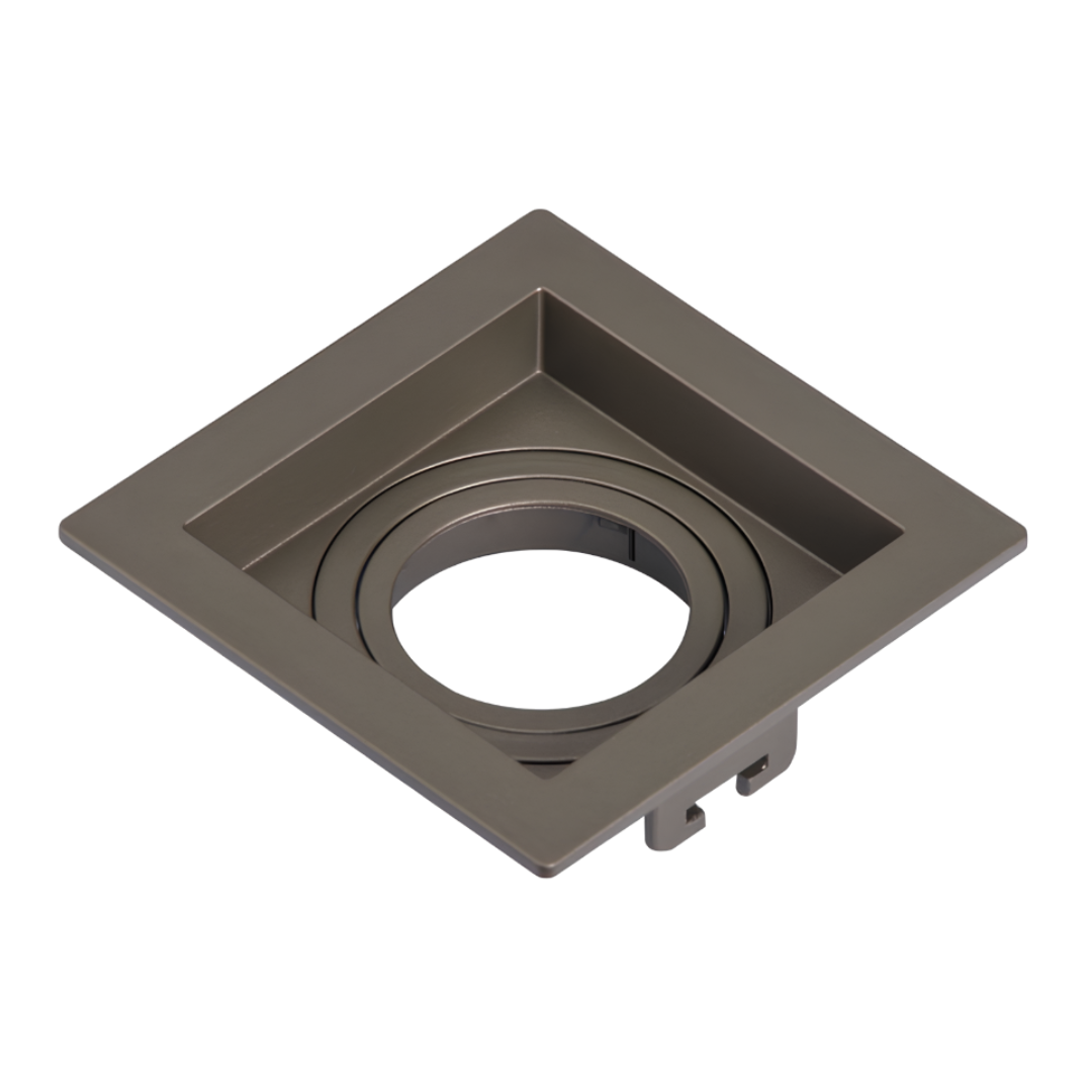 Spot Quadrado Embutir Recuado Chumbo Par16 Glass 4W 370Lm Osram