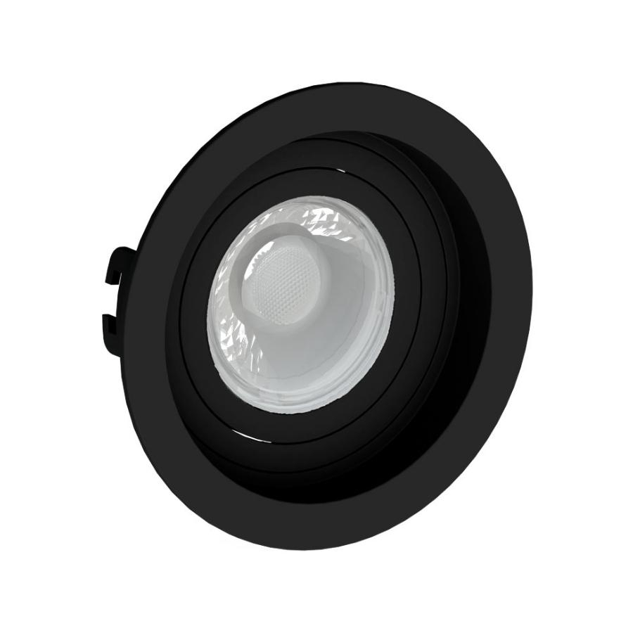 Spot Led Redondo Recuado Preto Par20 5,5W 525Lm Ledvance