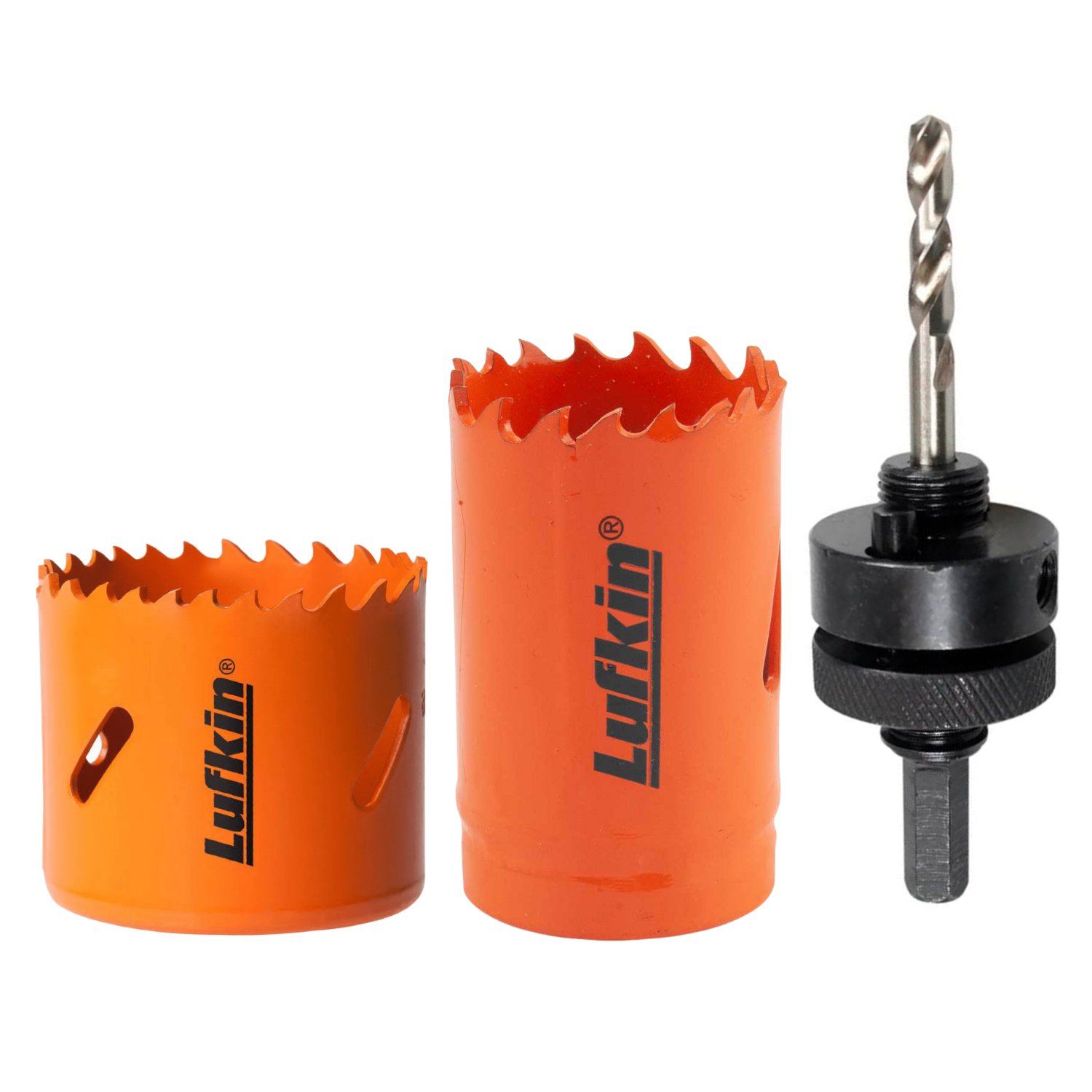 Kit Serra Copo 38mm + 51Mm E Suporte 1/2 Lufkin