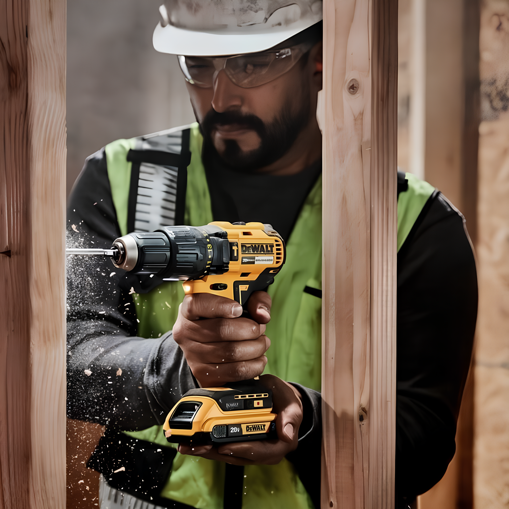 Parafusadeira Furadeira 1/2" 20V + Bateria E Caixa Plastica Dewalt