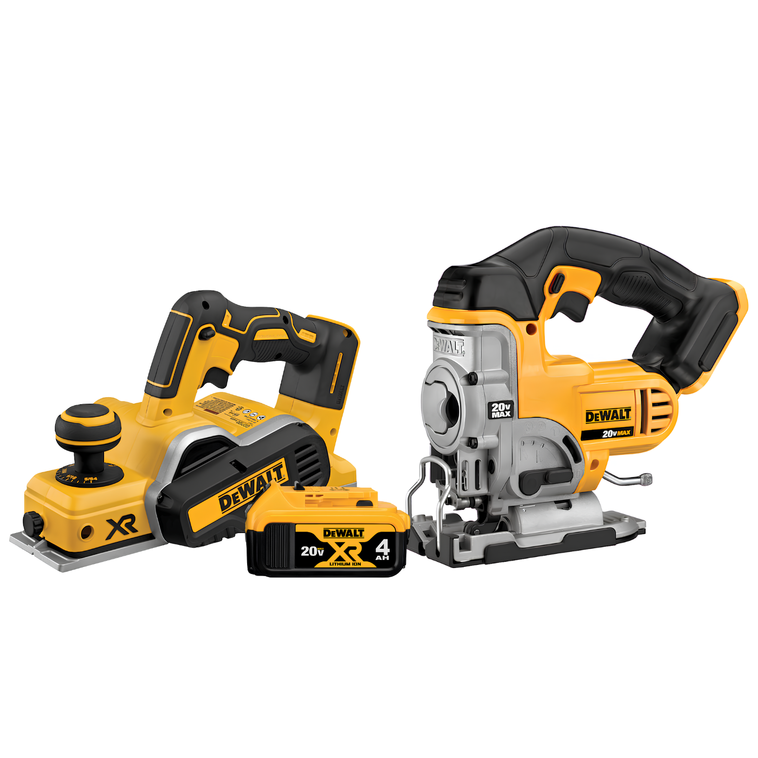Plaina 20V Max + Serra Tico-Tico 20V Max E Bateria Dewalt