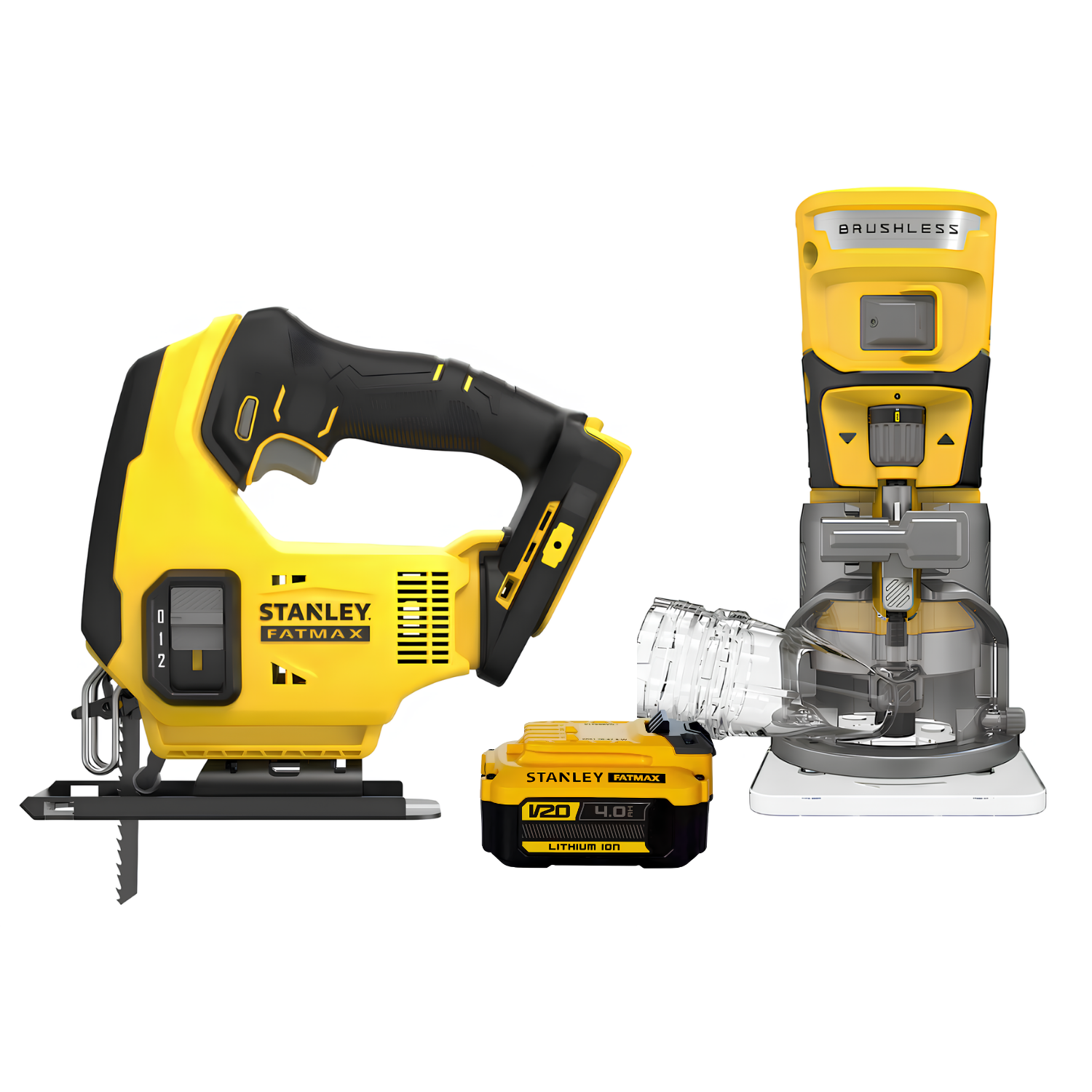 Tupia Compacta 20V + Serra Tico-Tico Sem Fio E Bateria 4Ah