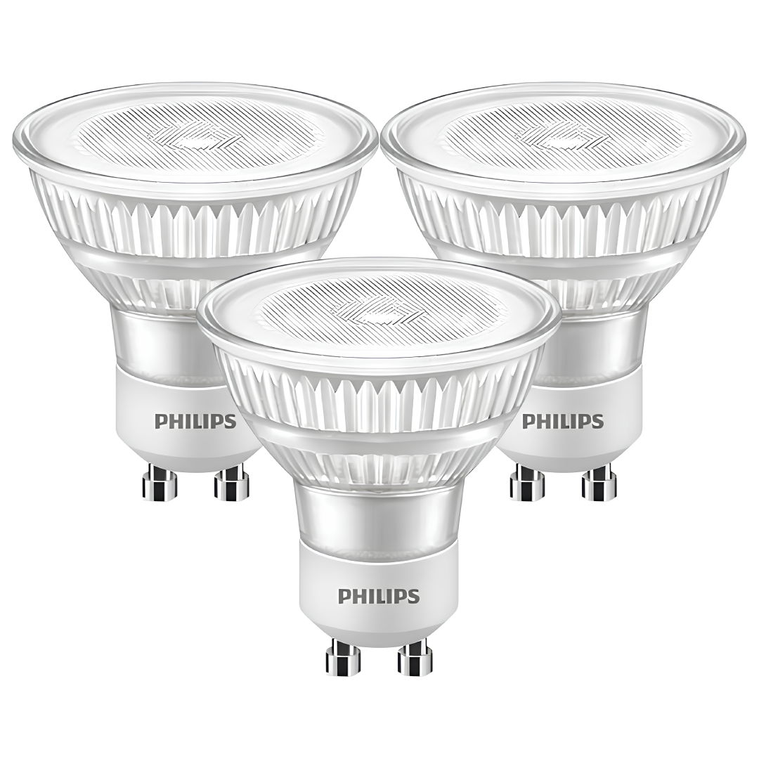 Kit 3 Lampada Led Dicroica 4W 350Lm 36° Bivolt Gu10 Philips