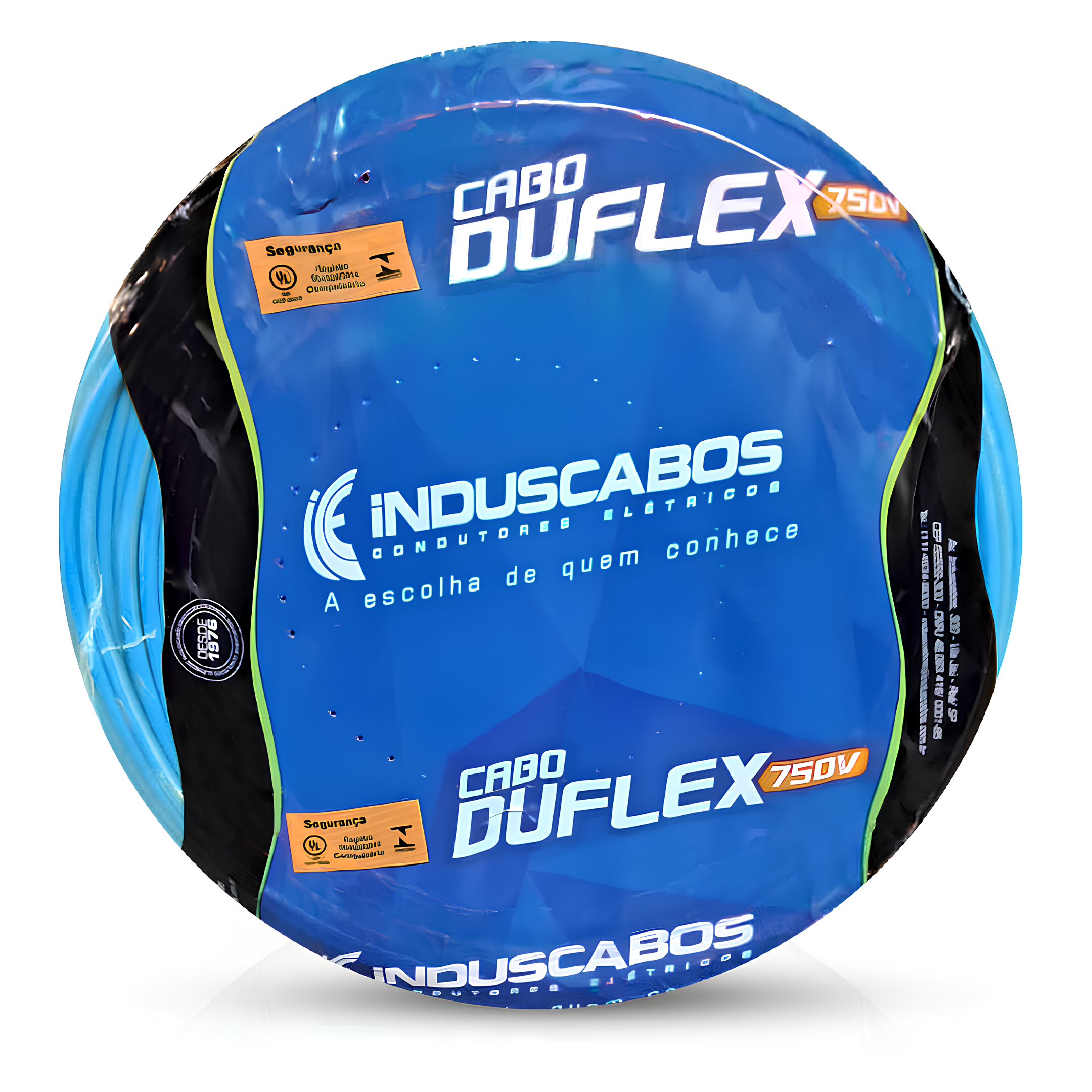 Rolo De 50 Metros Cabo Cobre Flexível 2,5Mm 750V Induscabos