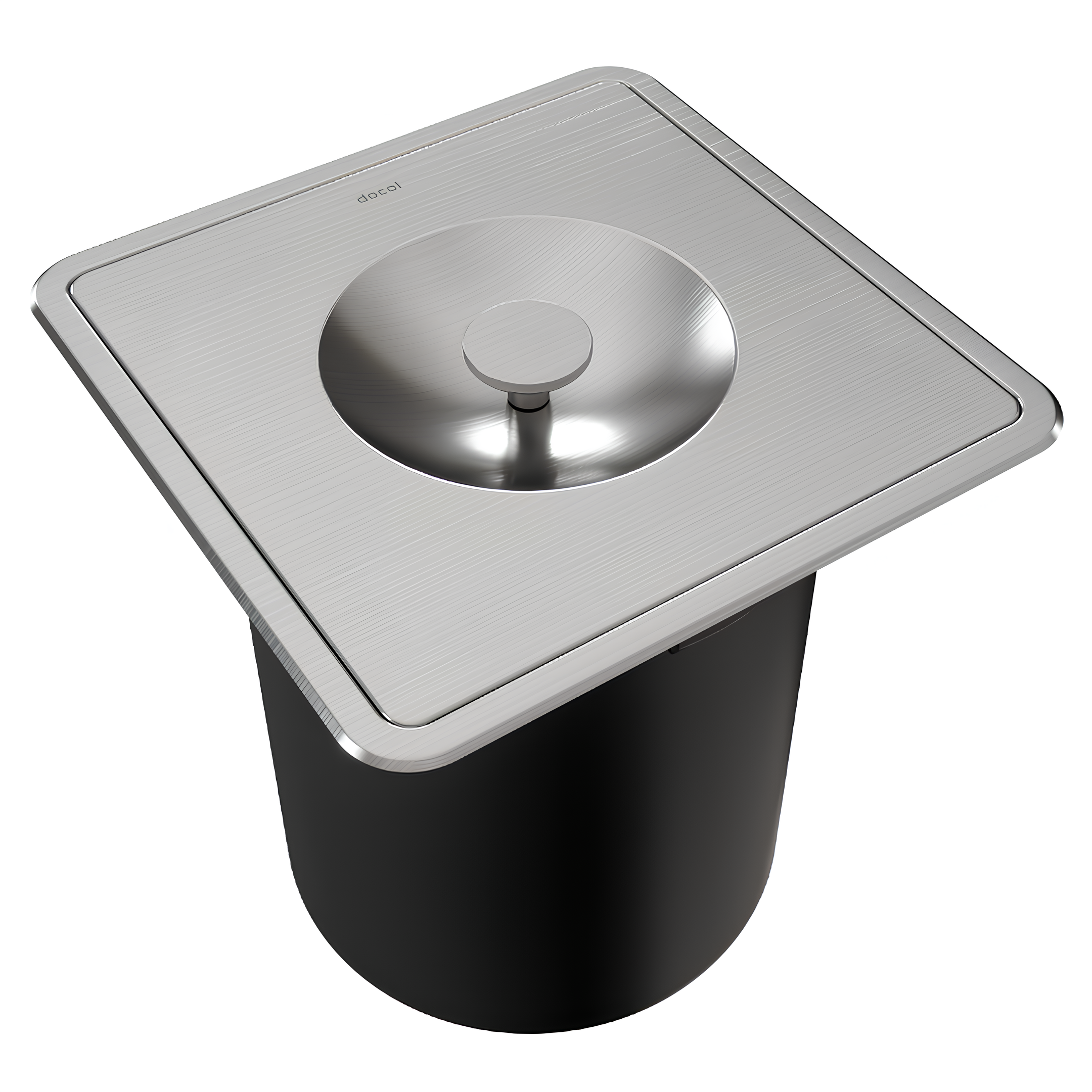 Lixeira de Embutir Quadrada D255 6L 01611716 Docol