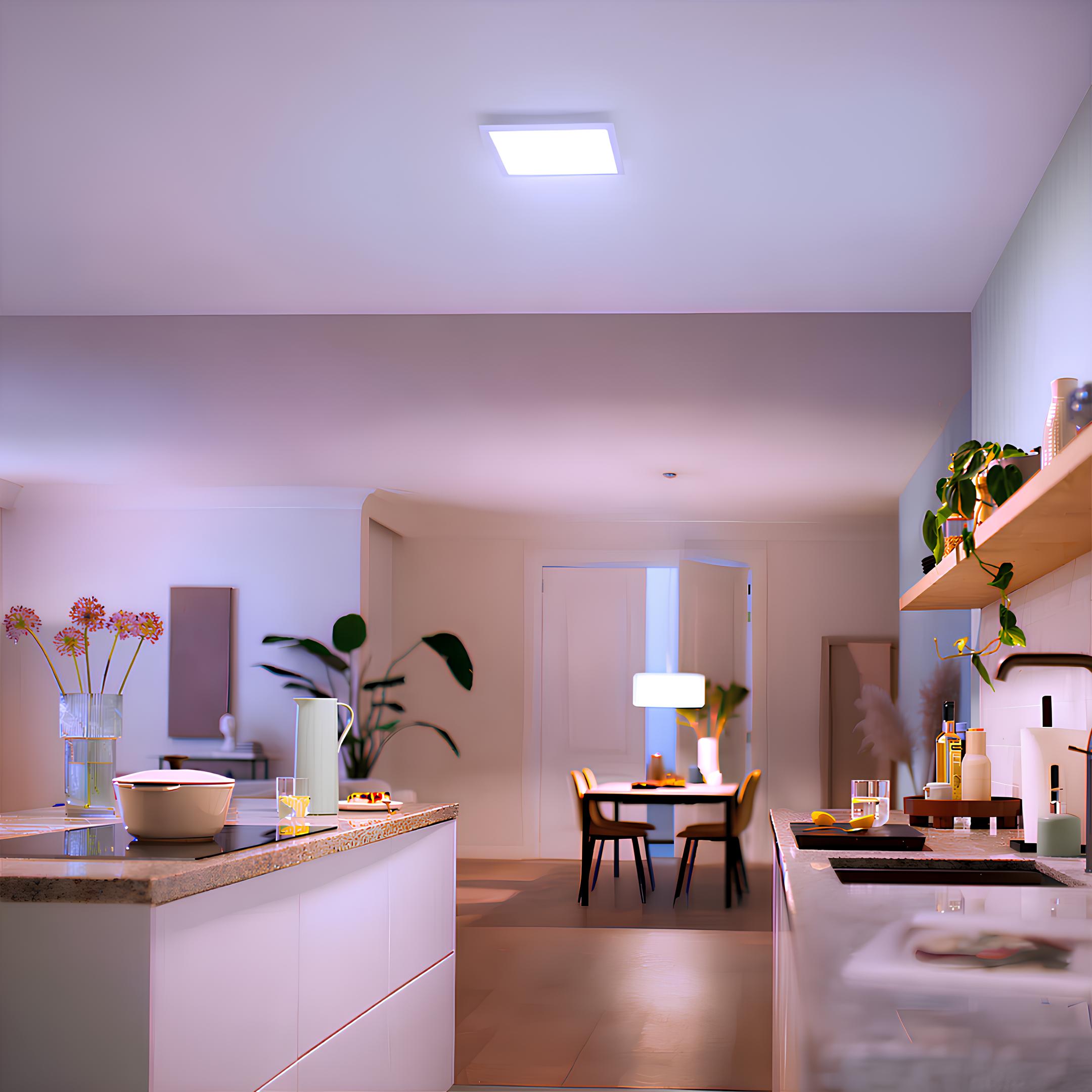 Luminária Embutir Led Quadrada 6W 400Lm Bivolt Dl252 Philips