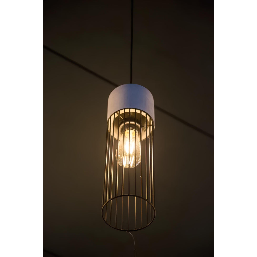 Luminaria Pendente Rana Aco Cinza Escuro E-27 Avant 484350005